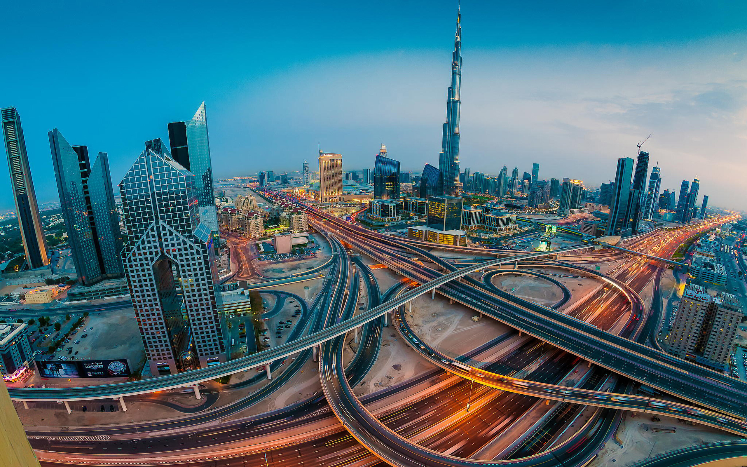 Dubai Highway, United Arab Emirates Wallpaper, 2560x1600 HD Desktop