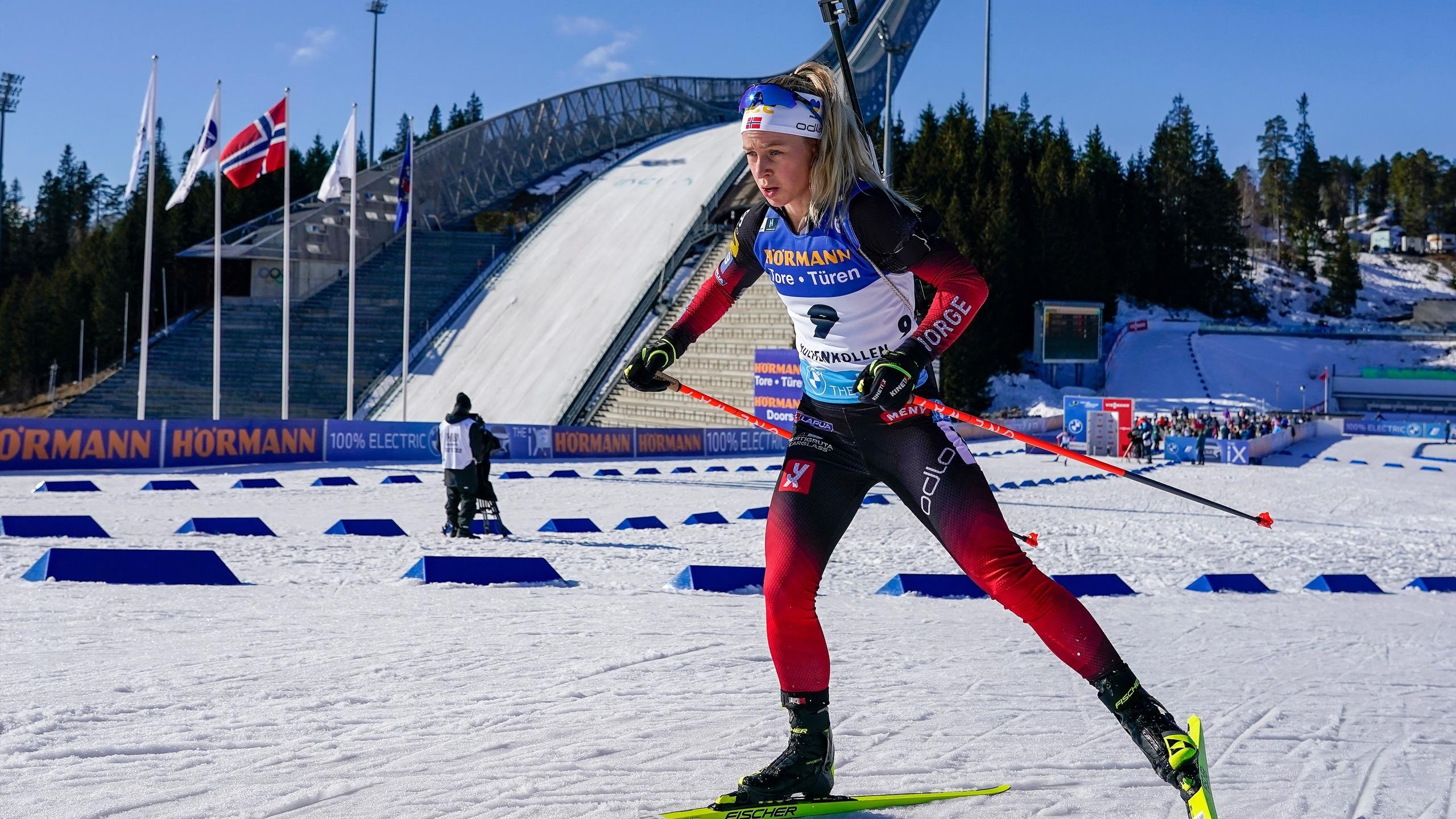 Tiril Eckhoff, Rising star, Sports inspiration, Unstoppable force, 2560x1440 HD Desktop