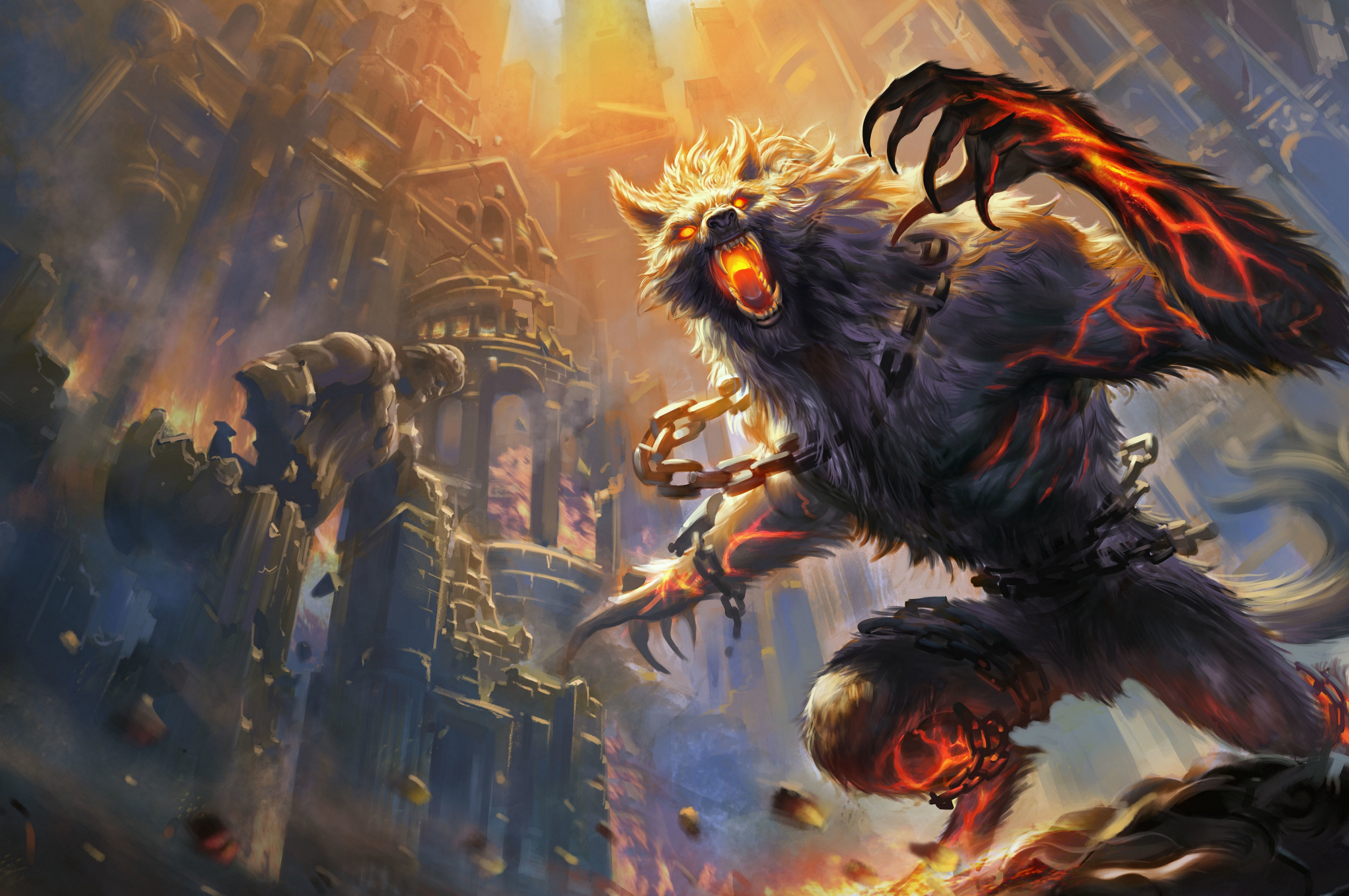 Smite, Werewolf Wallpaper, 2560x1700 HD Desktop