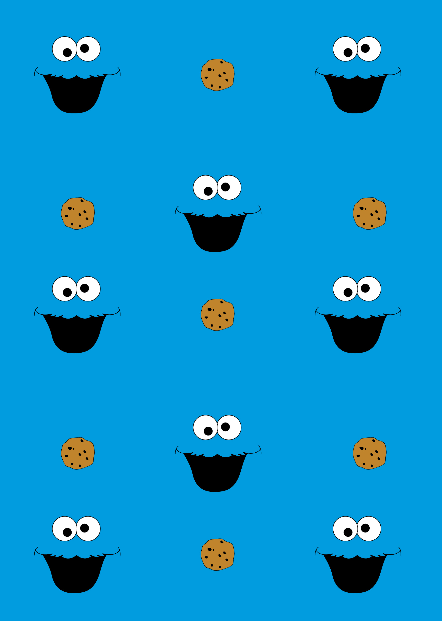 Artwork, Cookie Monster (Sesame Street) Wallpaper, 1780x2500 HD Phone