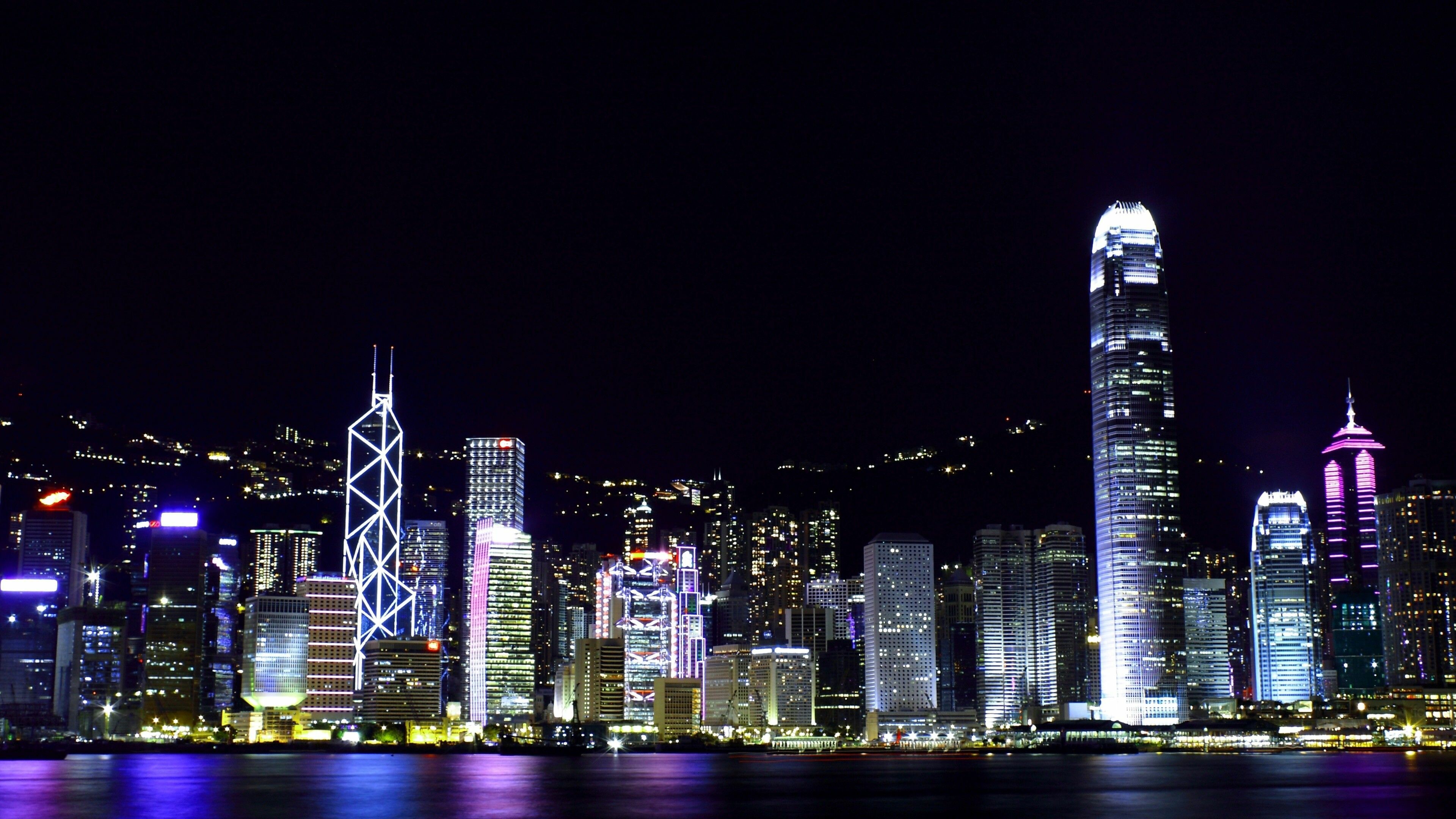 Hong Kong desktop wallpapers, Stunning cityscapes, High-resolution images, Captivating views, 3840x2160 4K Desktop