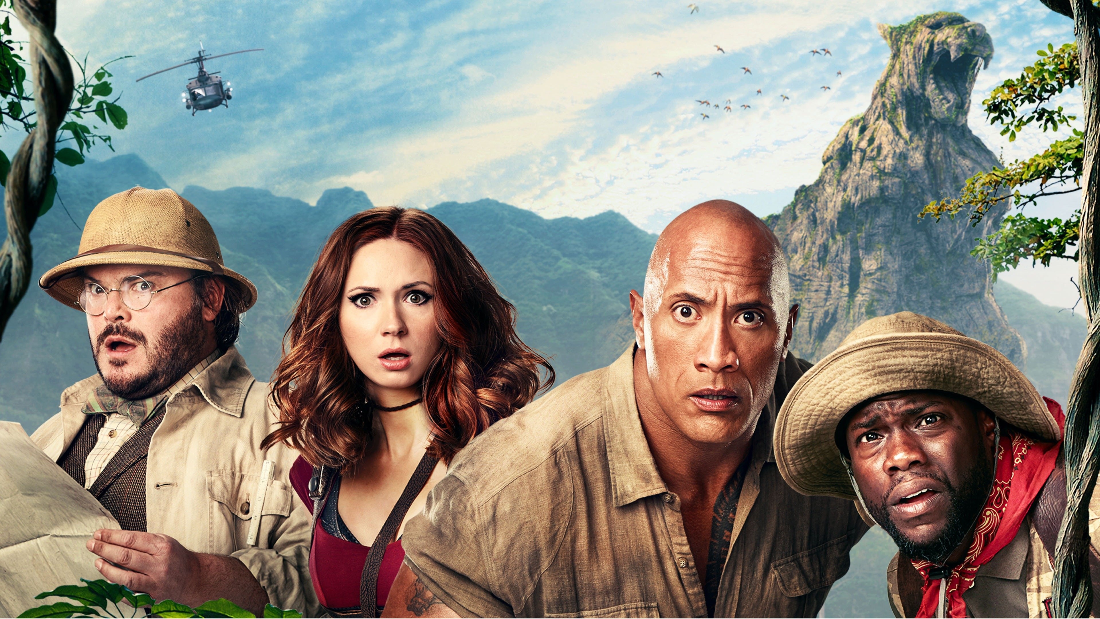 Jumanji full movie, Online streaming, Jungle experience, Holiday entertainment, 3840x2160 4K Desktop