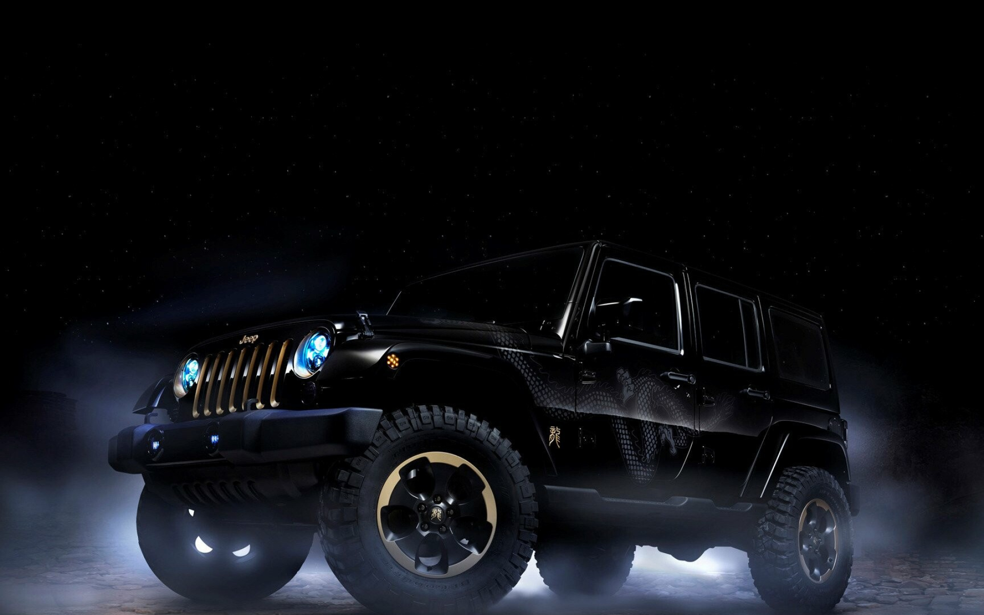 Jeep Wrangler Dragon design, Outdoorsy vibes, Thrilling adventures, Off-road power, 1920x1200 HD Desktop