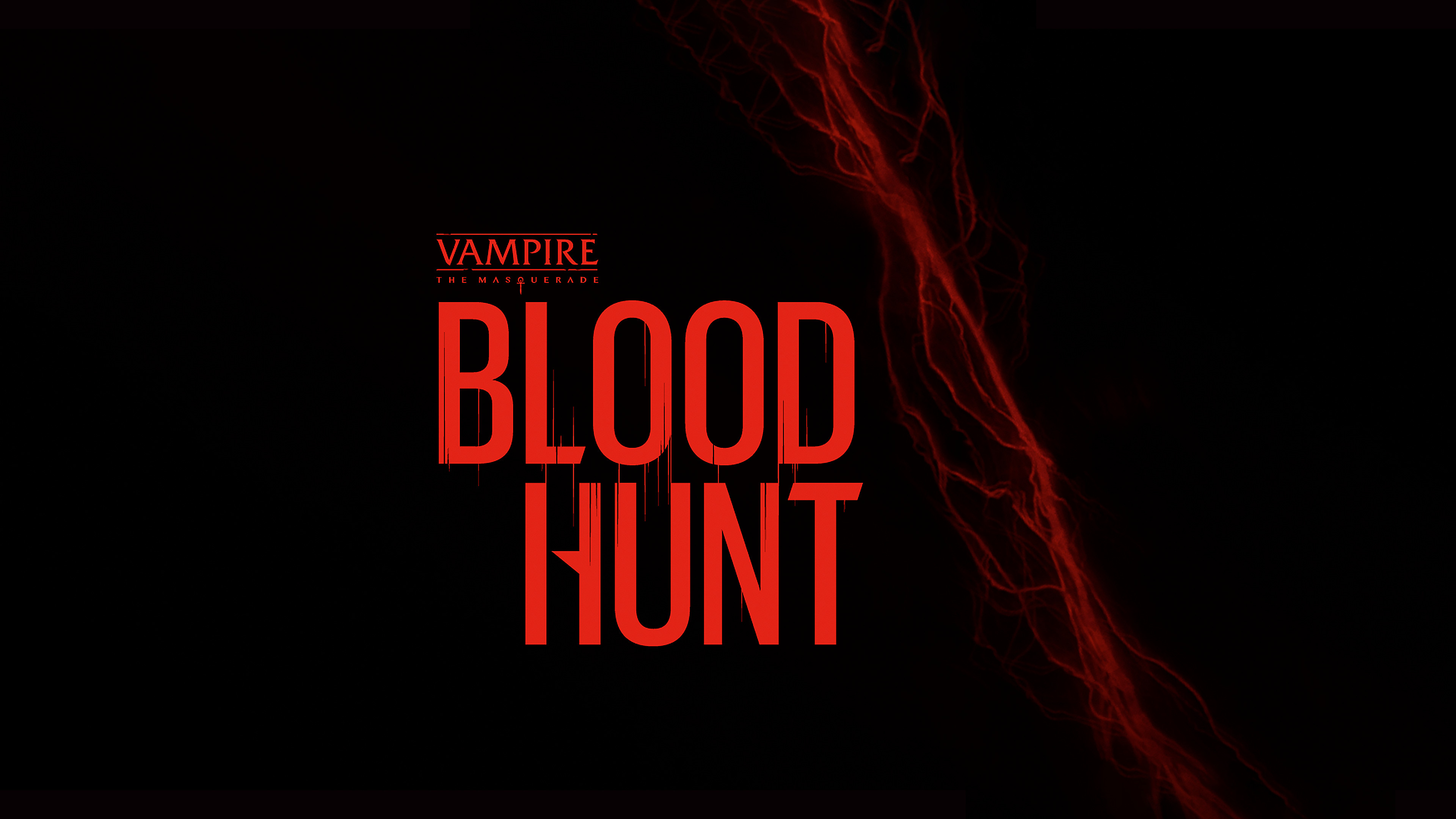 Vampire: The Masquerade, Bloodhunt game logotype, Niki Asimakidis portfolio, 3840x2160 4K Desktop