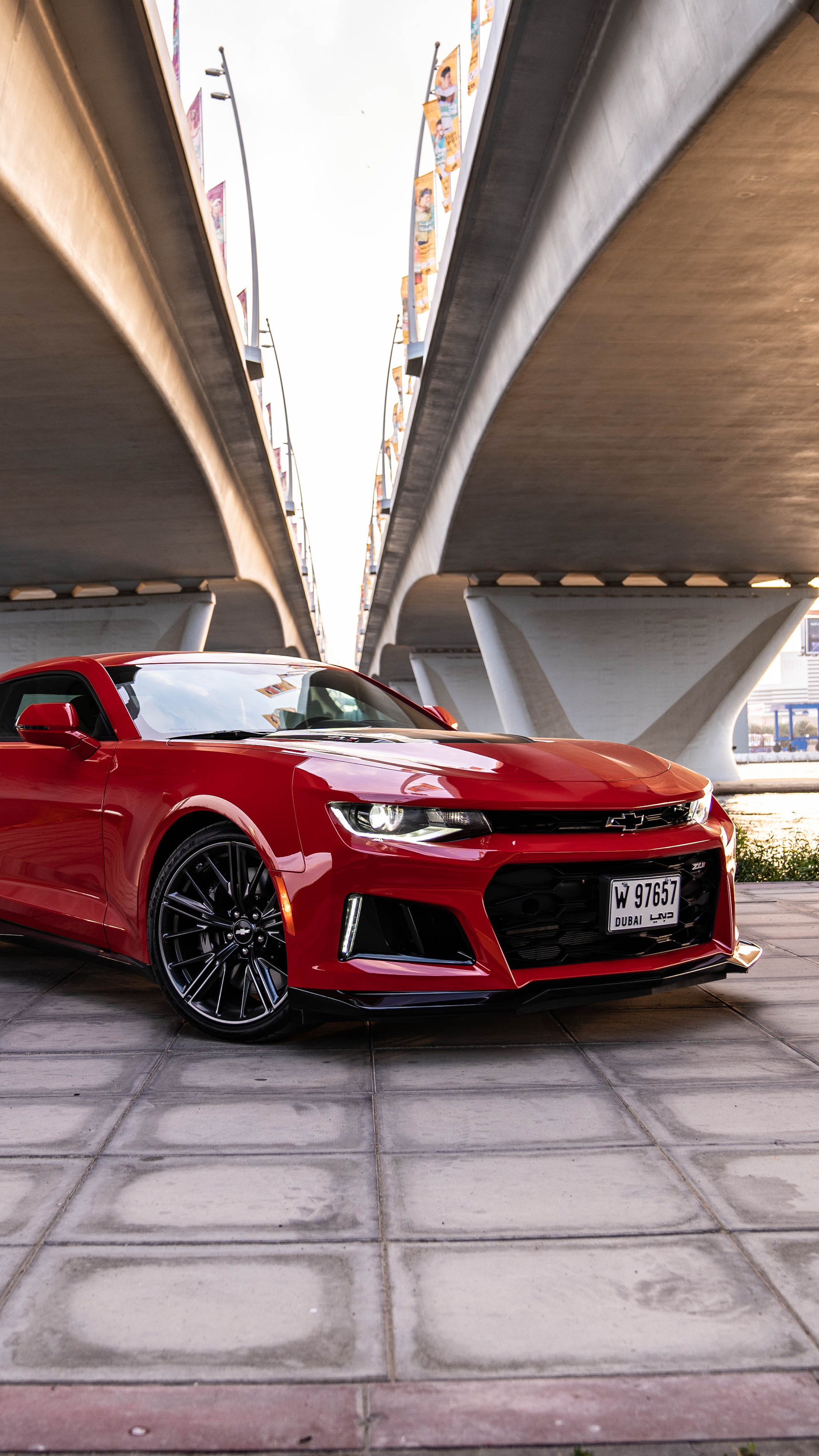 Chevrolet Camaro, 2021 model, ZL1 variant, Powerful and dynamic, 2160x3840 4K Phone