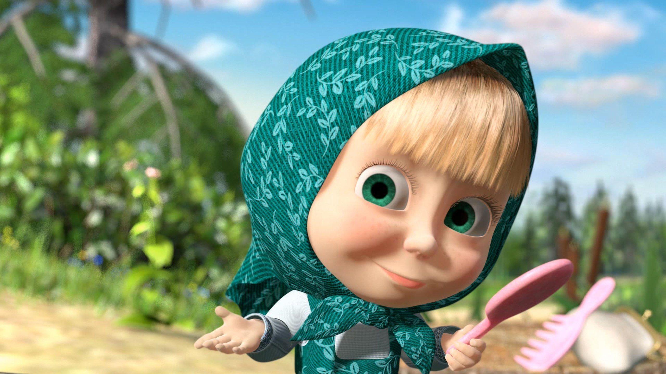 Masha, Masha and the Bear Wallpaper, 2560x1440 HD Desktop