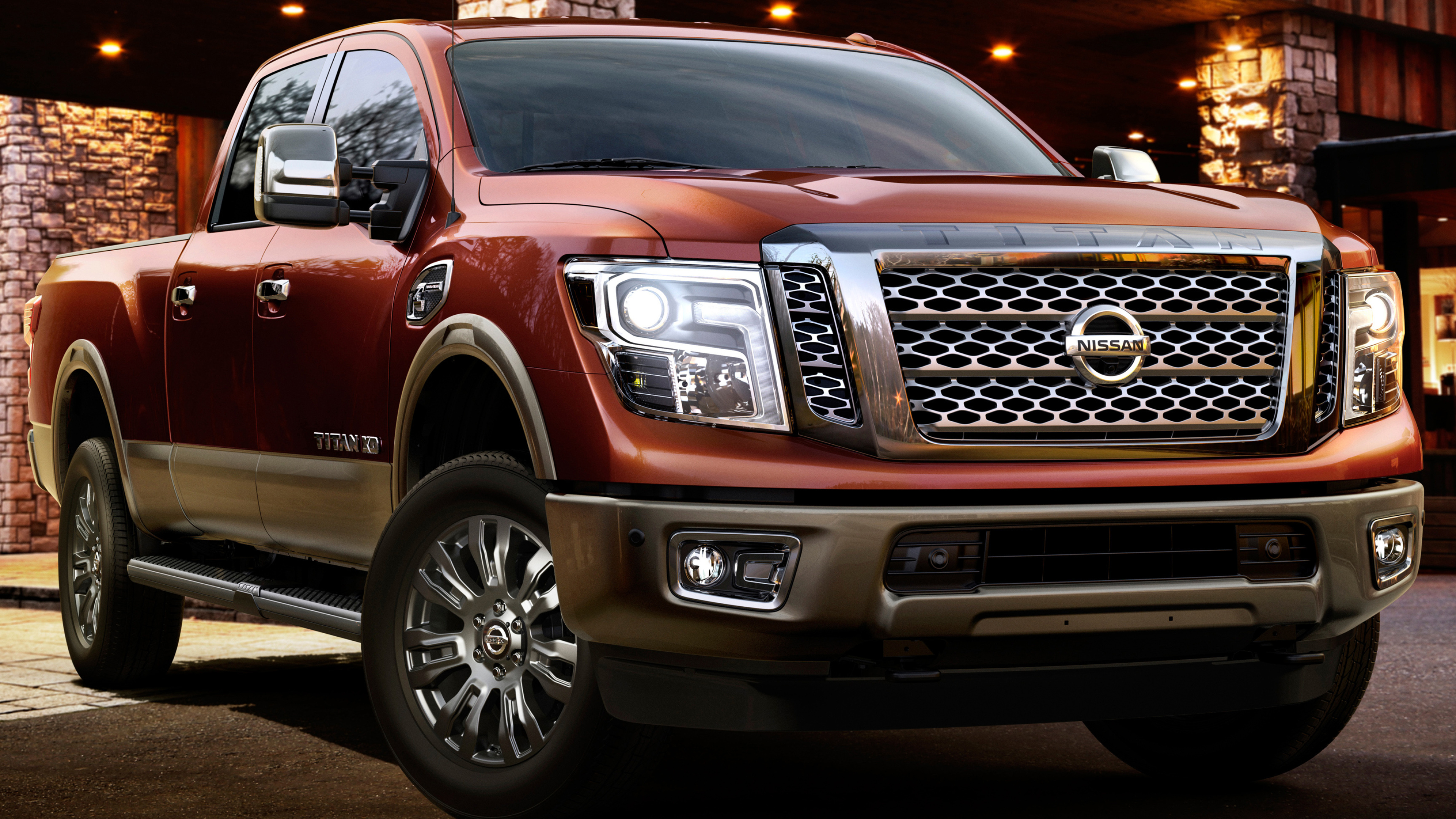 Nissan Titan, Cars desktop wallpapers, Captivating presence, Unrivaled luxury, 3840x2160 4K Desktop