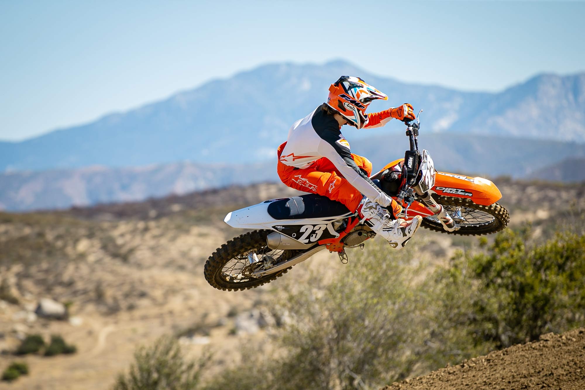 KTM Dirt Bike, 2022 model, Dirt rider test, 2000x1340 HD Desktop