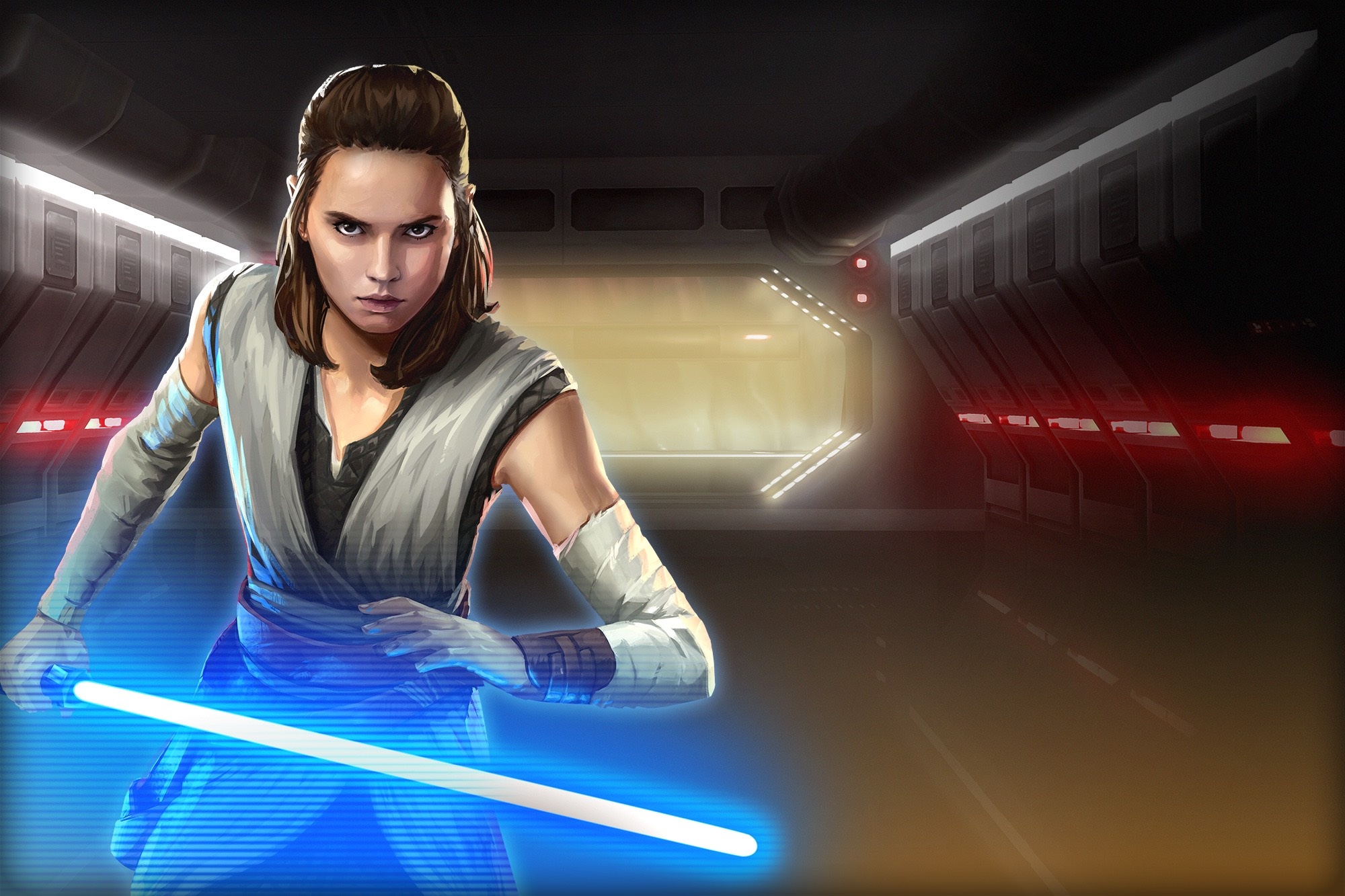 Rey, Galaxy of Heroes, HD games, Wallpapers, 2000x1340 HD Desktop