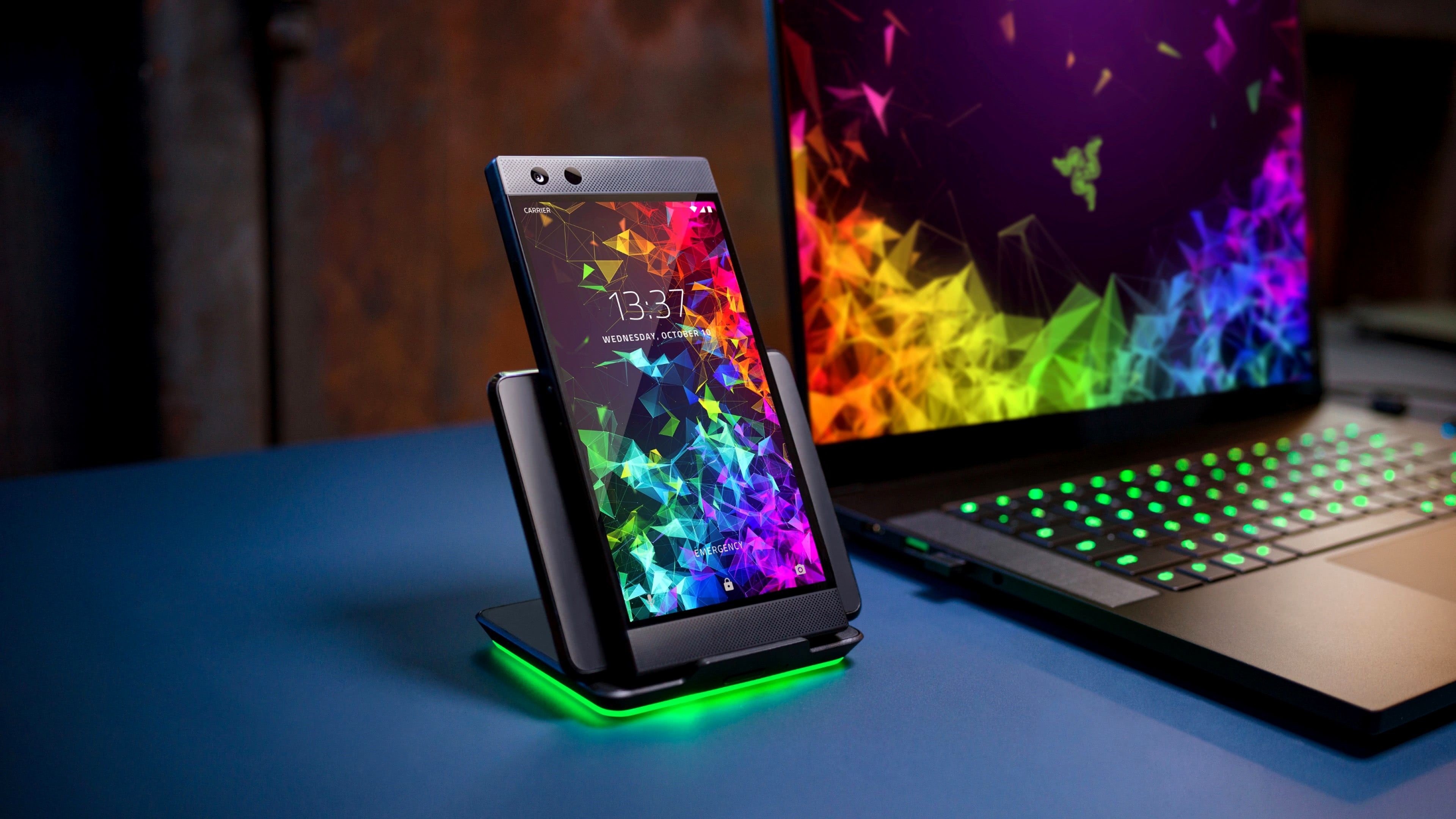 Razer 4K wallpaper, Mobile gallery, Gaming phone, High-performance devices, 3840x2160 4K Desktop