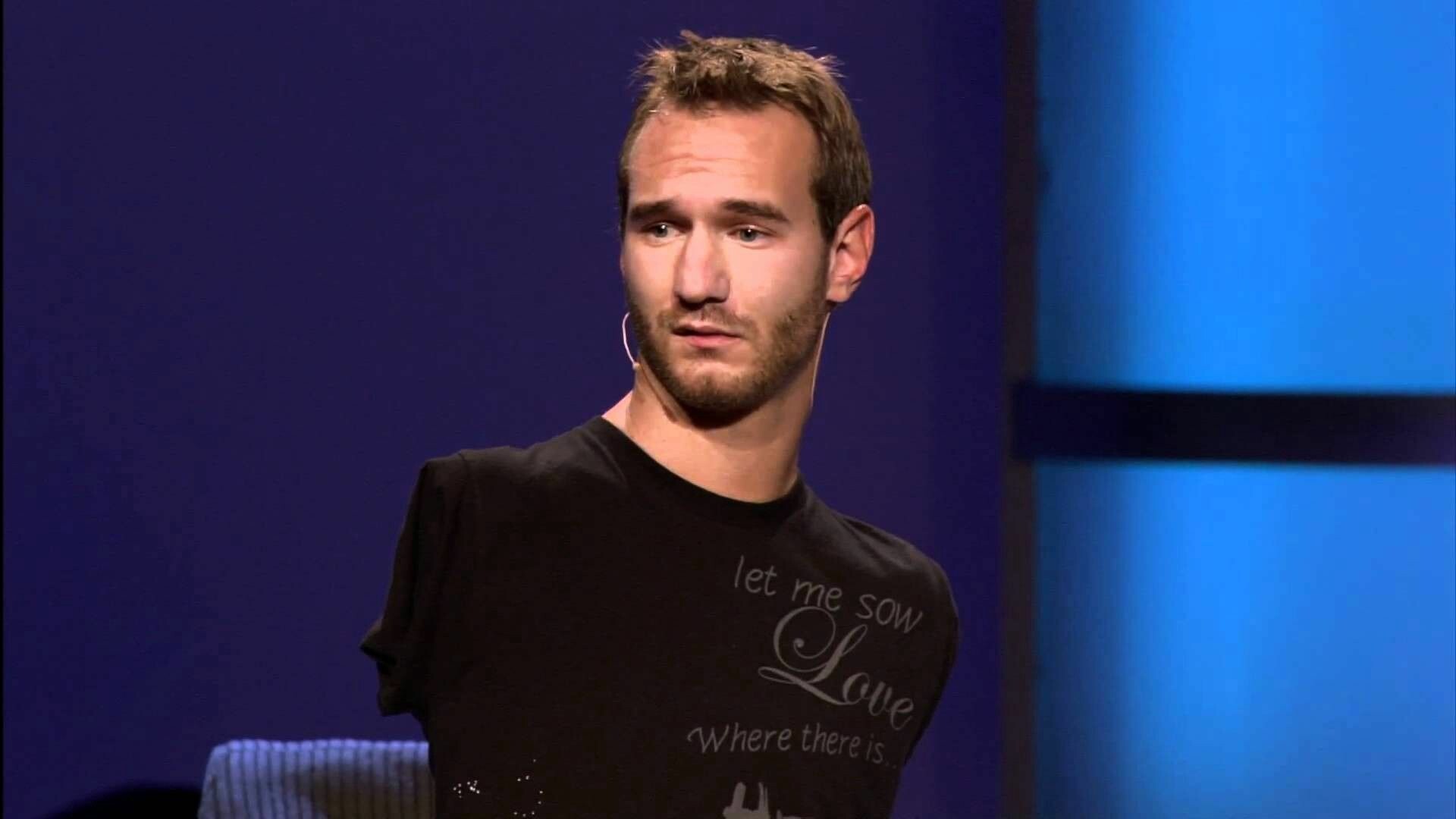 Nick Vujicic, Overcoming obstacles, Inspiration, Inner strength, 1920x1080 Full HD Desktop