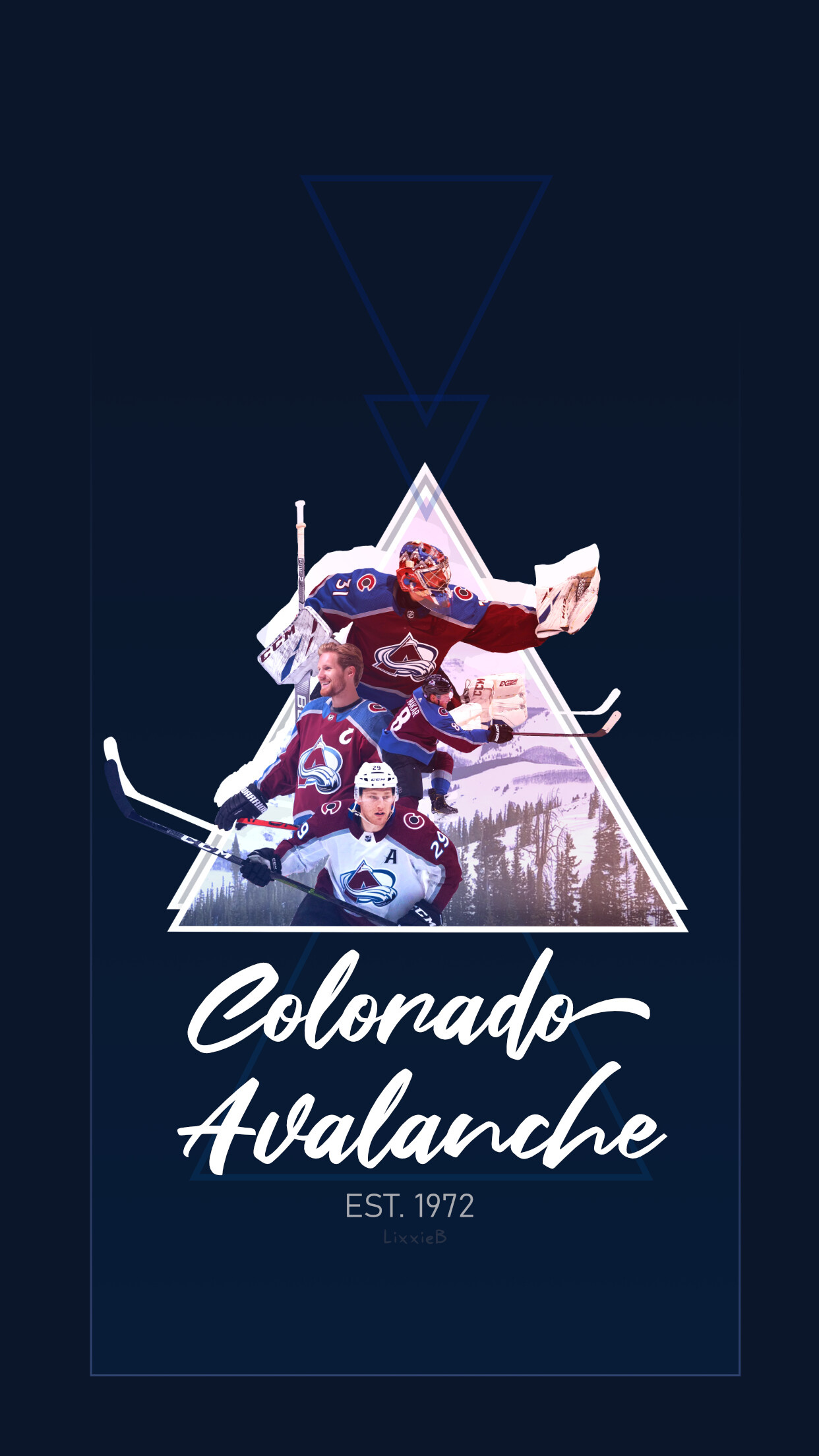 Colorado Avalanche, Lixxie B, Magazine spread, Colorado, 1250x2210 HD Phone