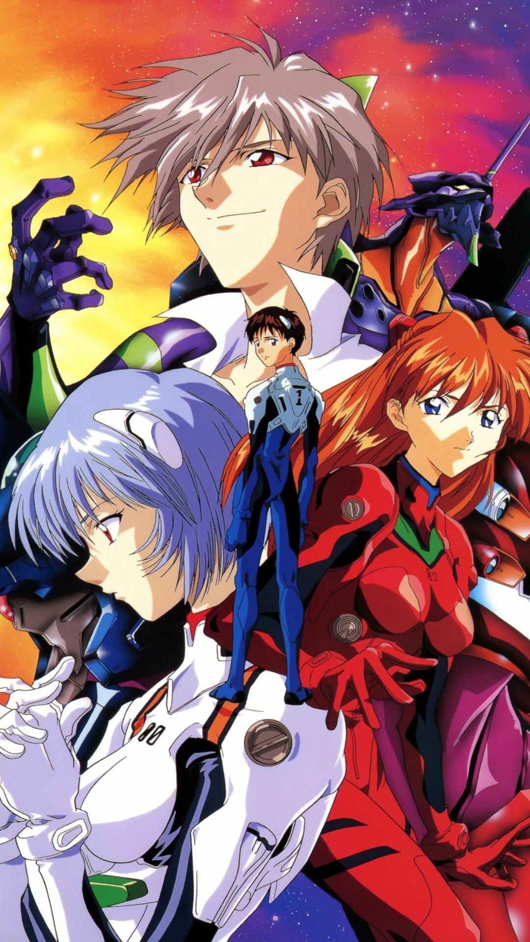 Poster, Neon Genesis Evangelion Wallpaper, 1080x1920 Full HD Phone