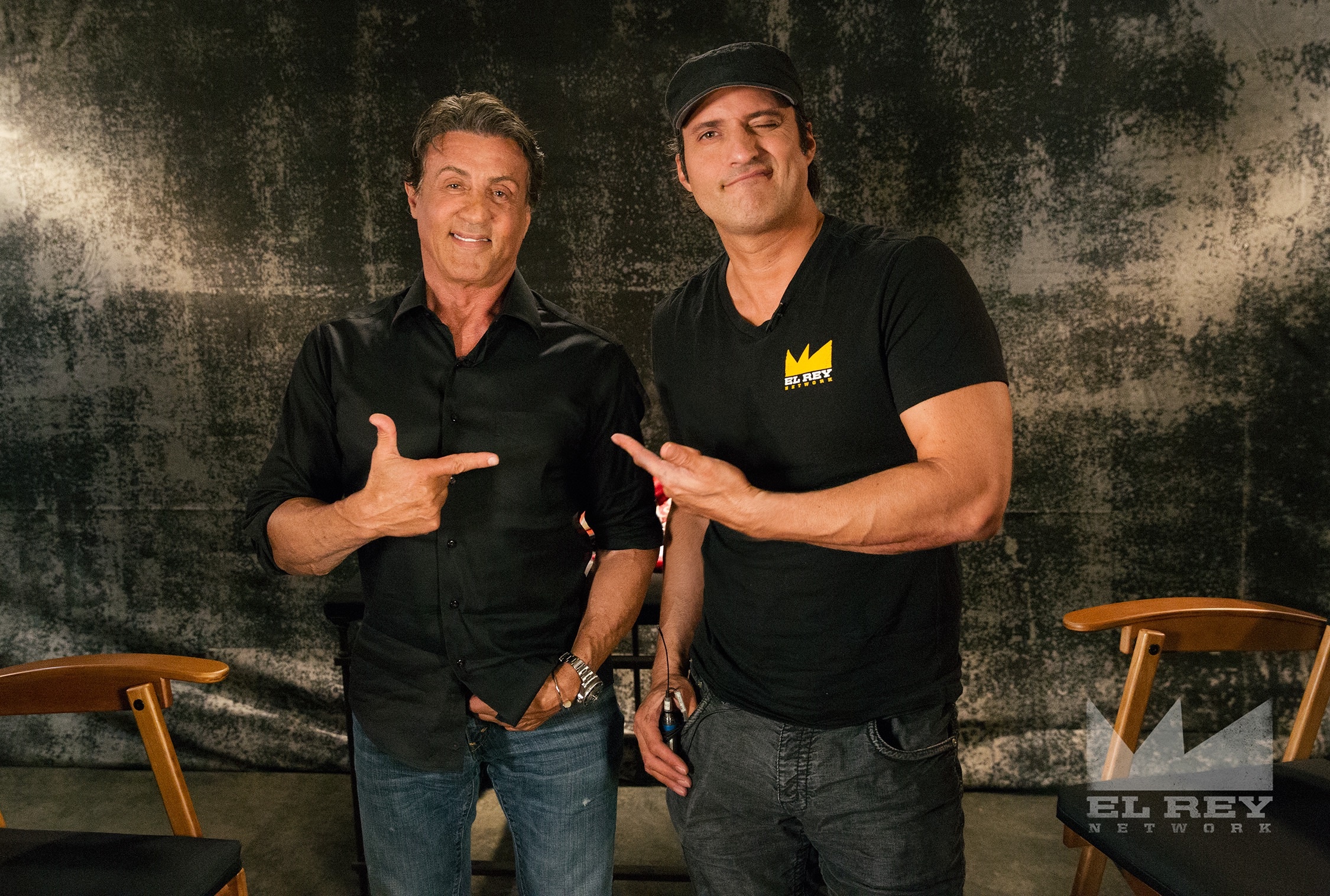 Robert Rodriguez, Sylvester Stallone, Superstar story, Director's chair, 2250x1520 HD Desktop