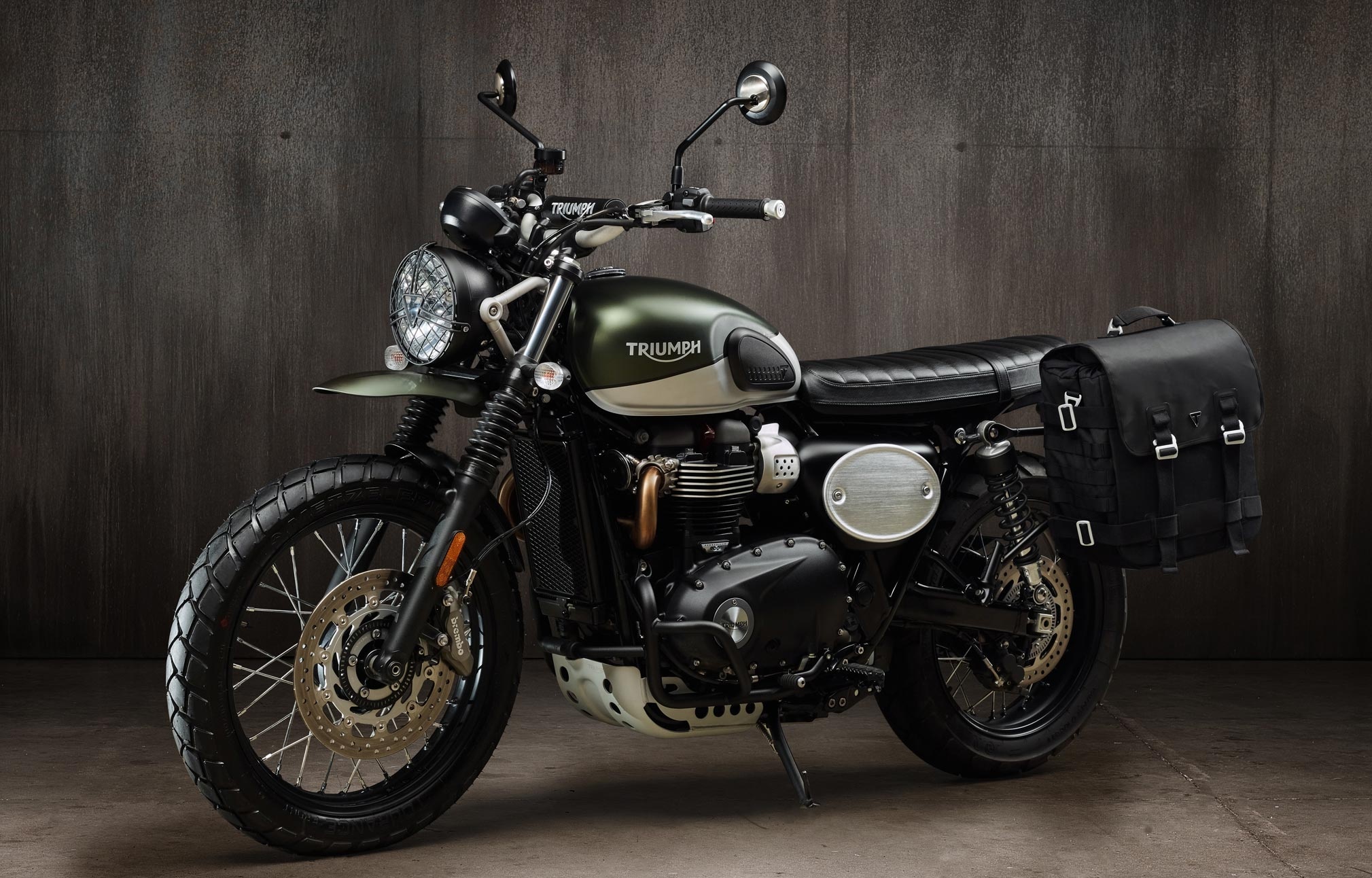 Triumph Street Scrambler, 2019 Triumph model, Total Motorcycle, 2020x1300 HD Desktop