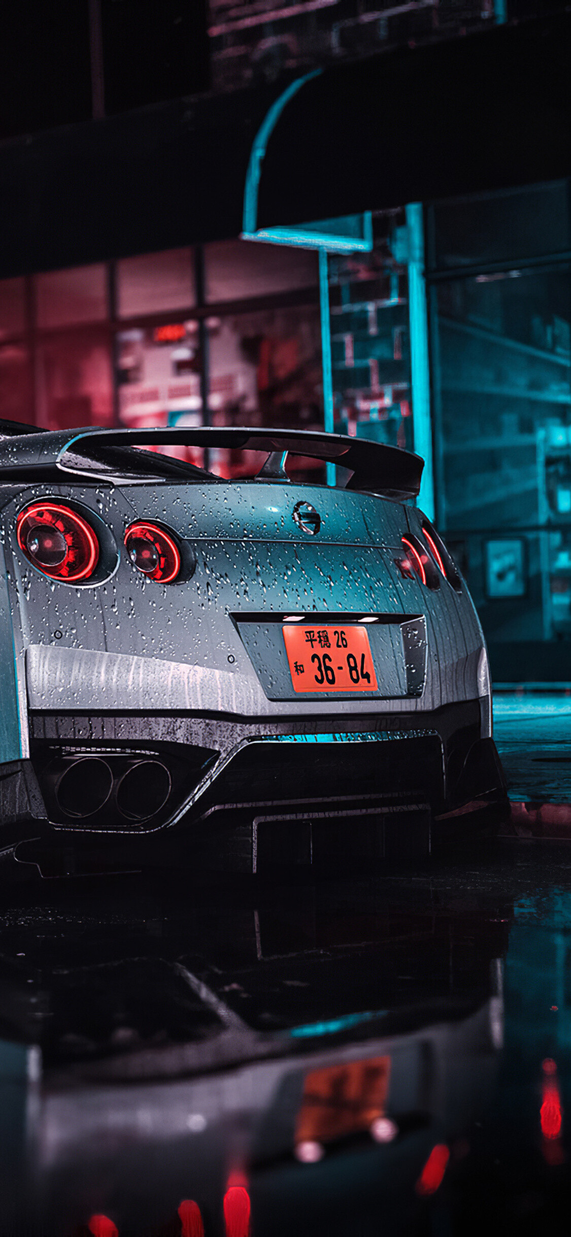 2020 Nissan GT-R, Cutting-edge technology, Unrelenting power, Unforgettable driving experience, 1130x2440 HD Phone