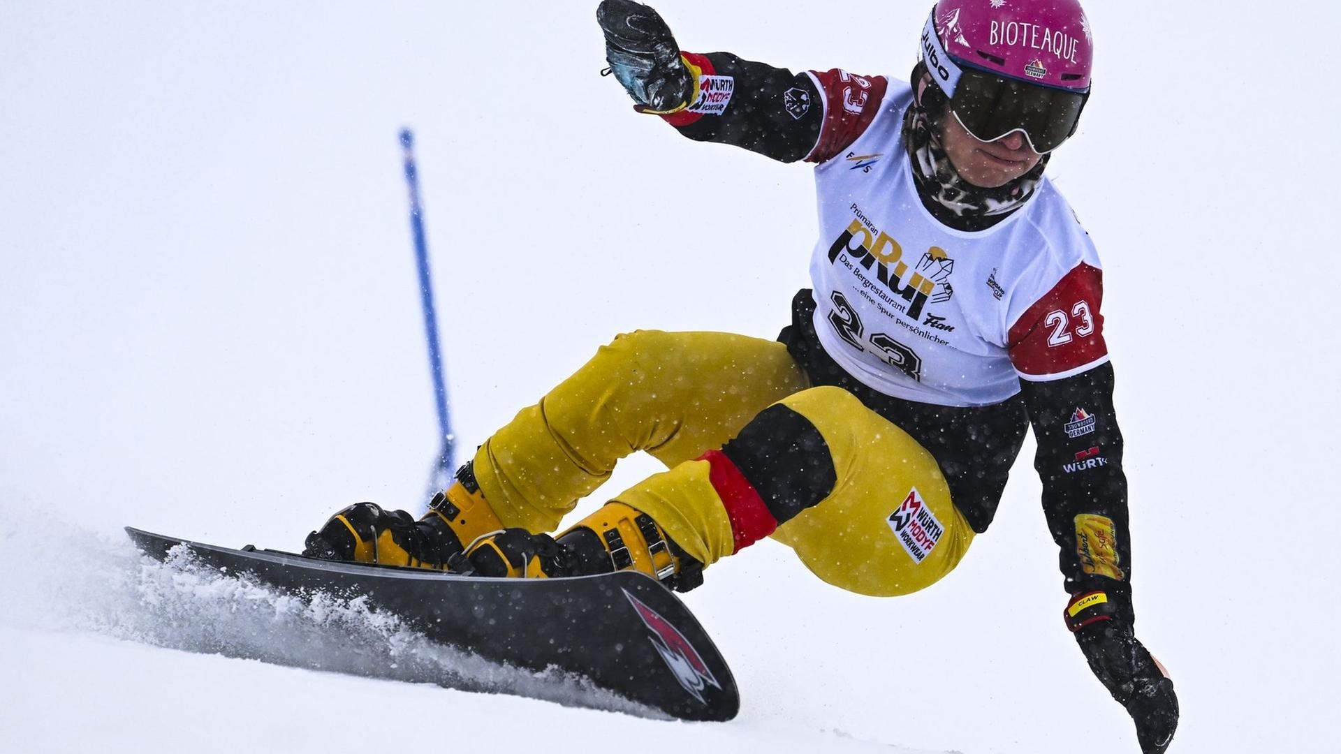 Ramona Theresia Hofmeister, Parallel snowboard team, Podium finish, Bad Gastein success, 1920x1080 Full HD Desktop