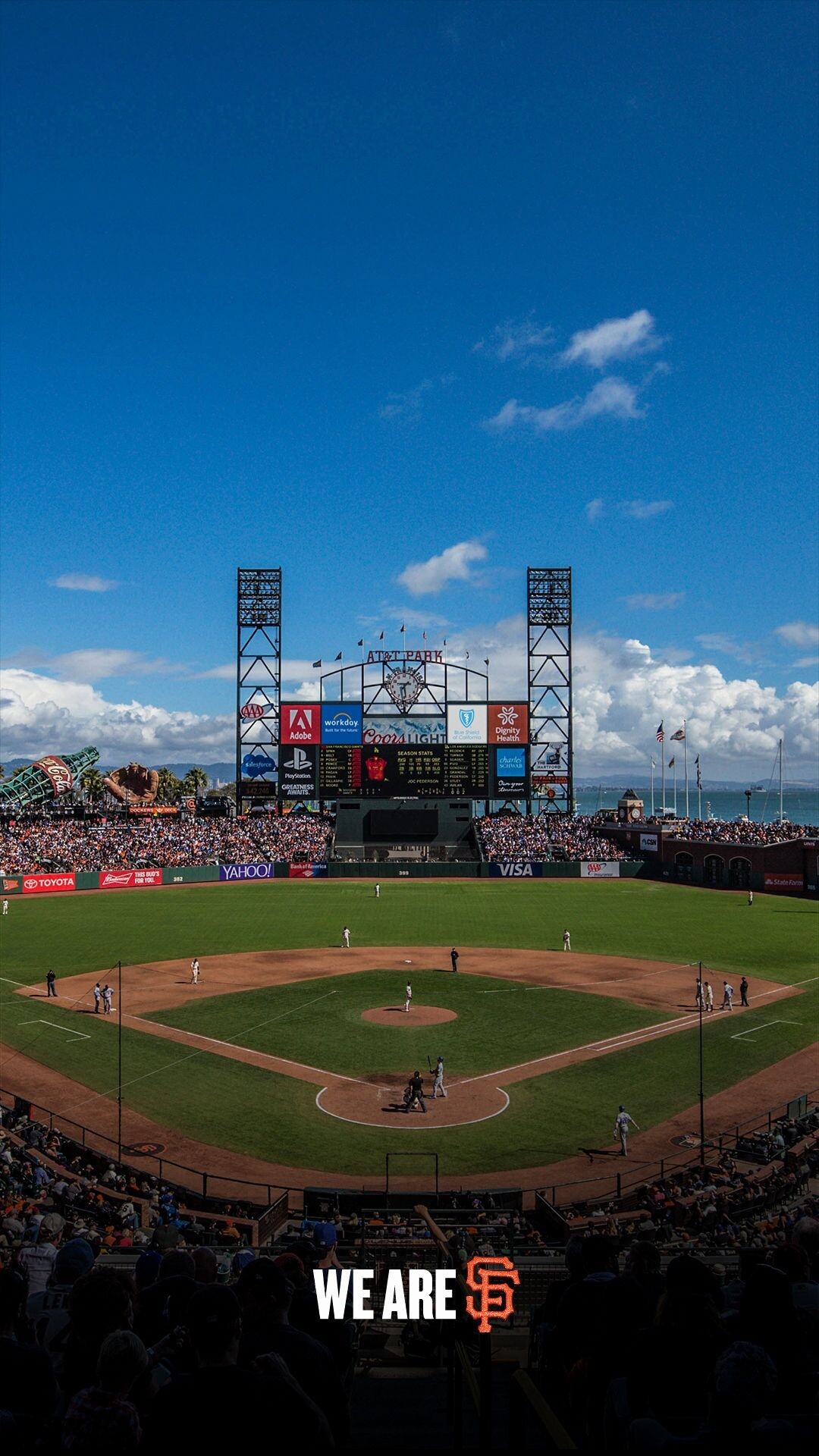 Oracle Park, San Francisco Giants Wallpaper, 1080x1920 Full HD Phone