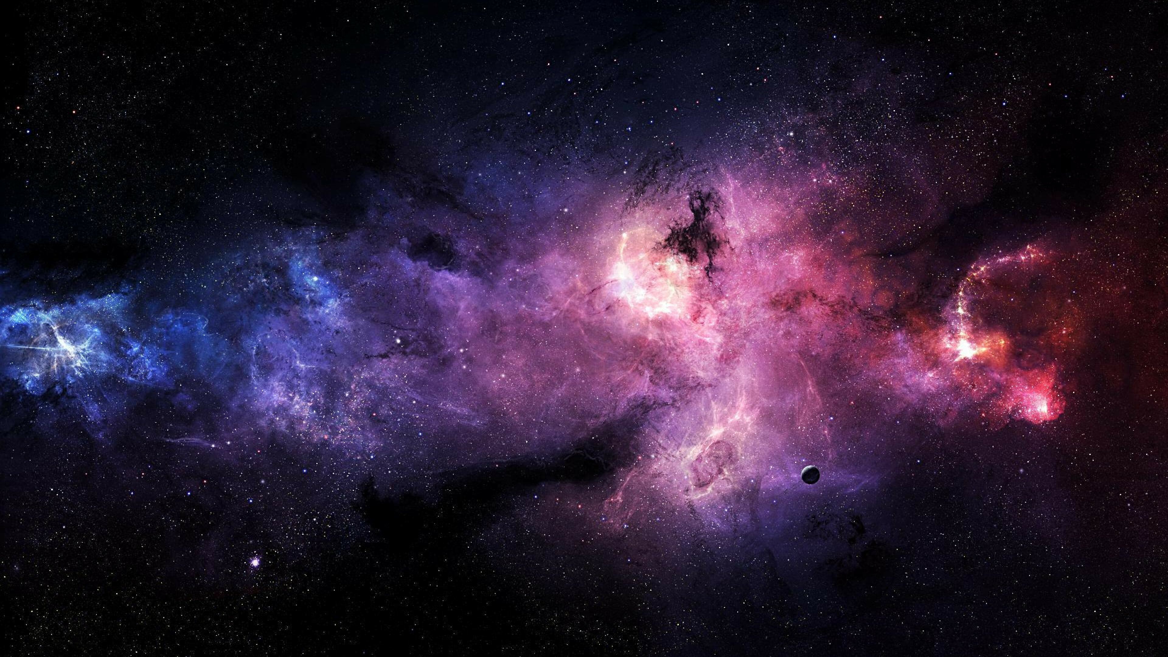 Galaxy, Outer Space Wallpaper, 3840x2160 4K Desktop