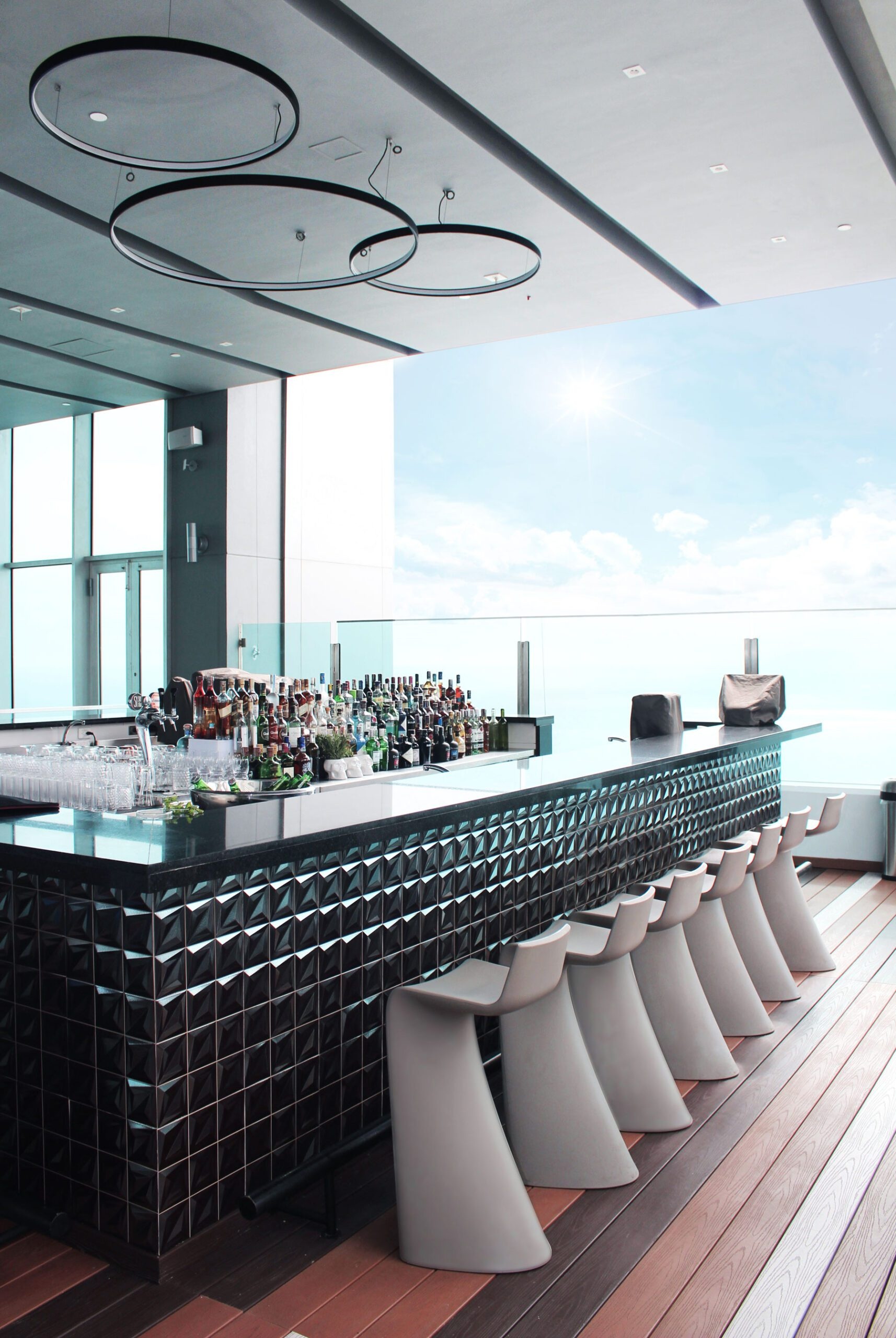 51 sky bar project, Avant-garde decoration, Vondom furniture, Rooftop ambiance, 1720x2560 HD Phone