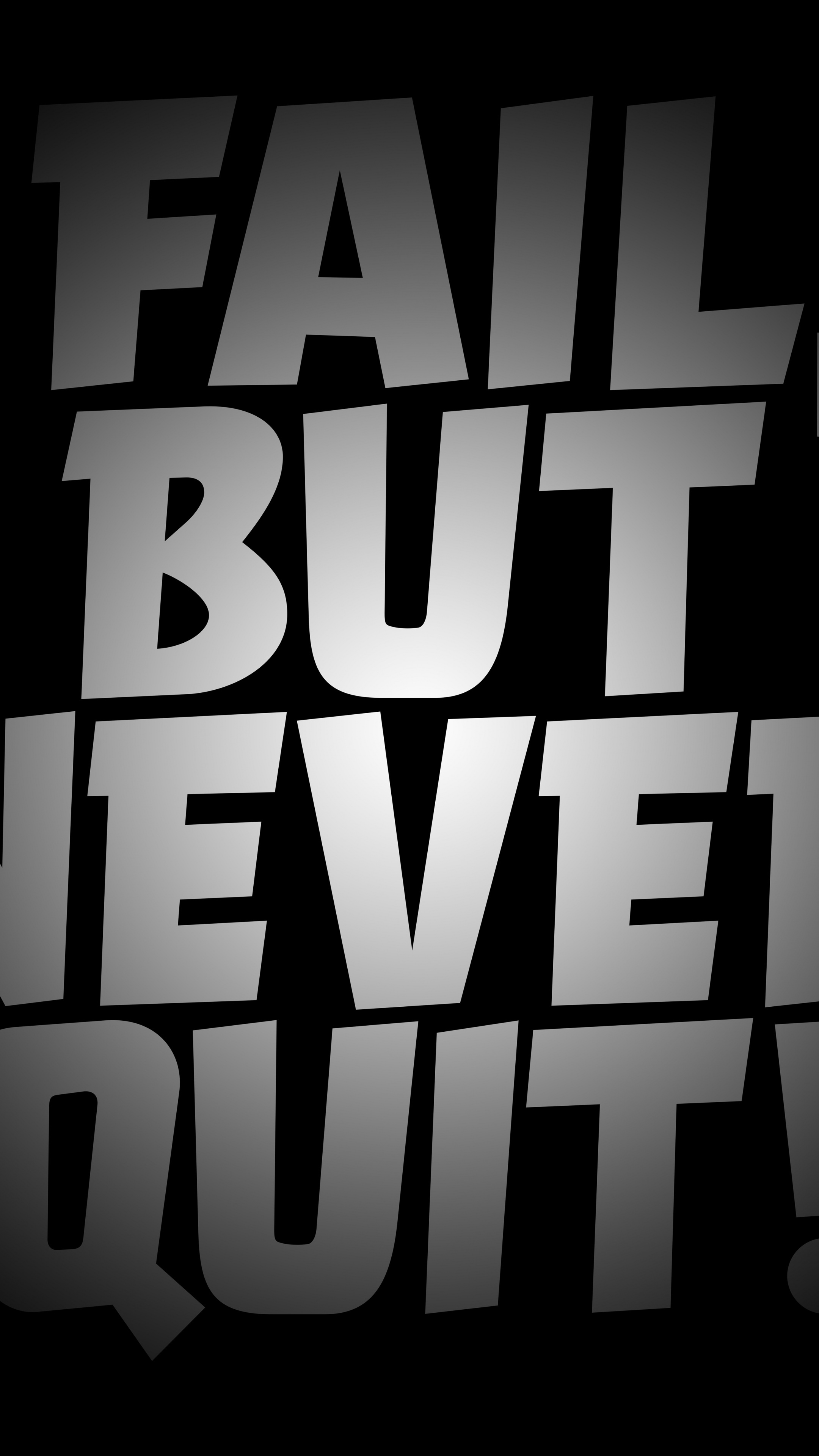 failure, resilience, never quit, perseverance, growth mindset, 2160x3840 4K Phone