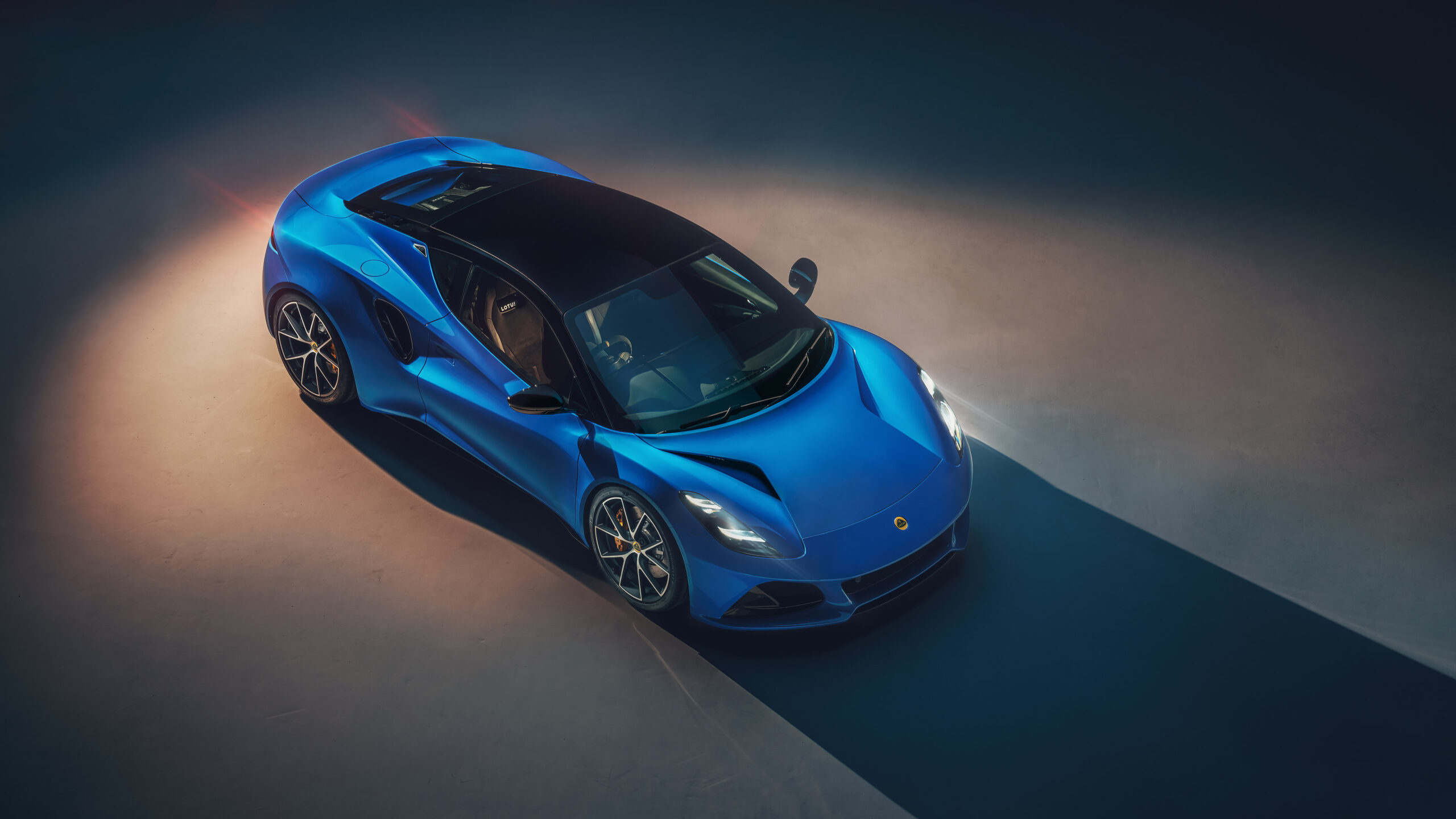 Emira Top View, Lotus Cars Wallpaper, 2560x1440 HD Desktop