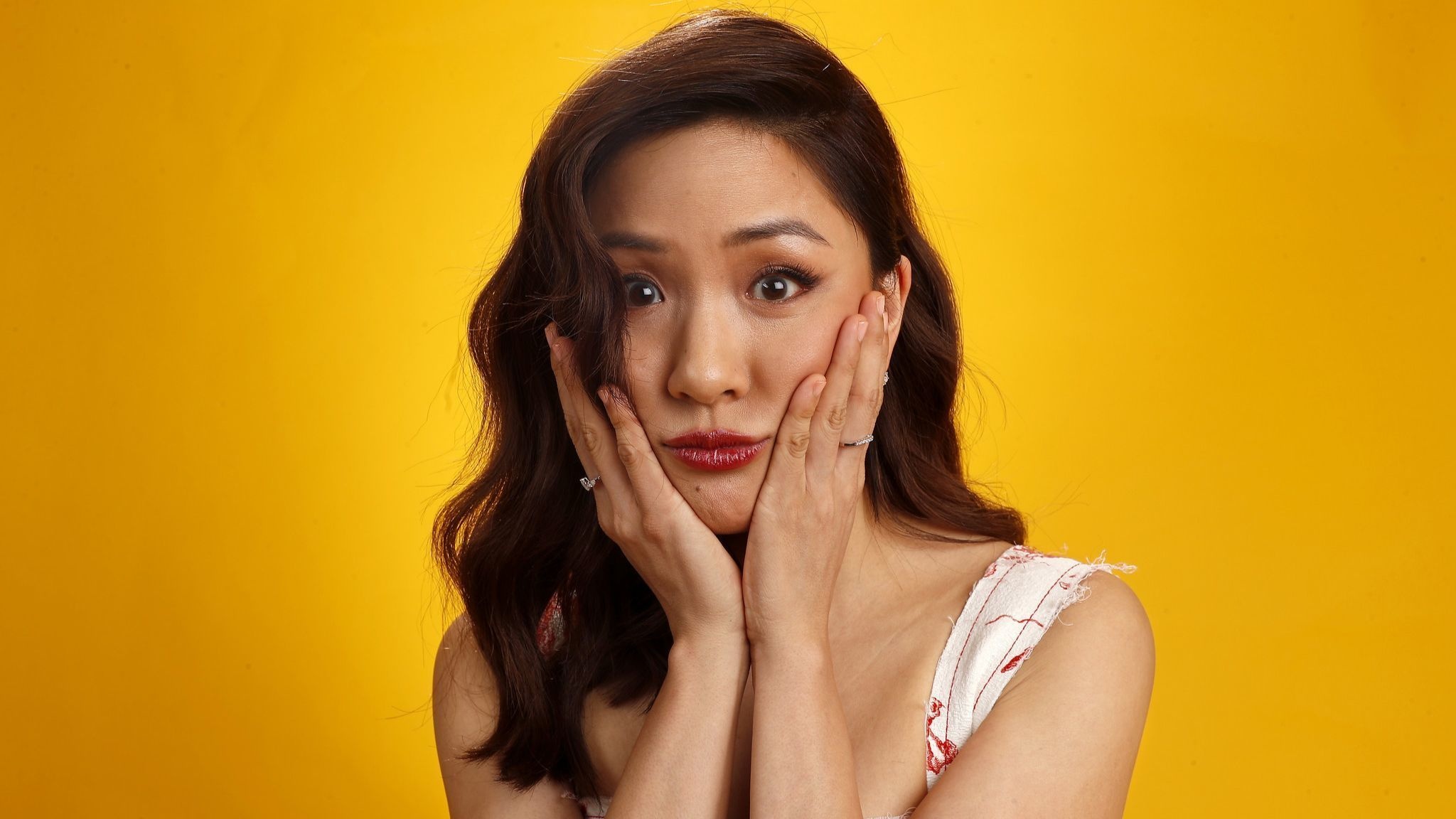 Crazy Rich Asians, Constance Wu, Movement, Morning Call, 2050x1160 HD Desktop