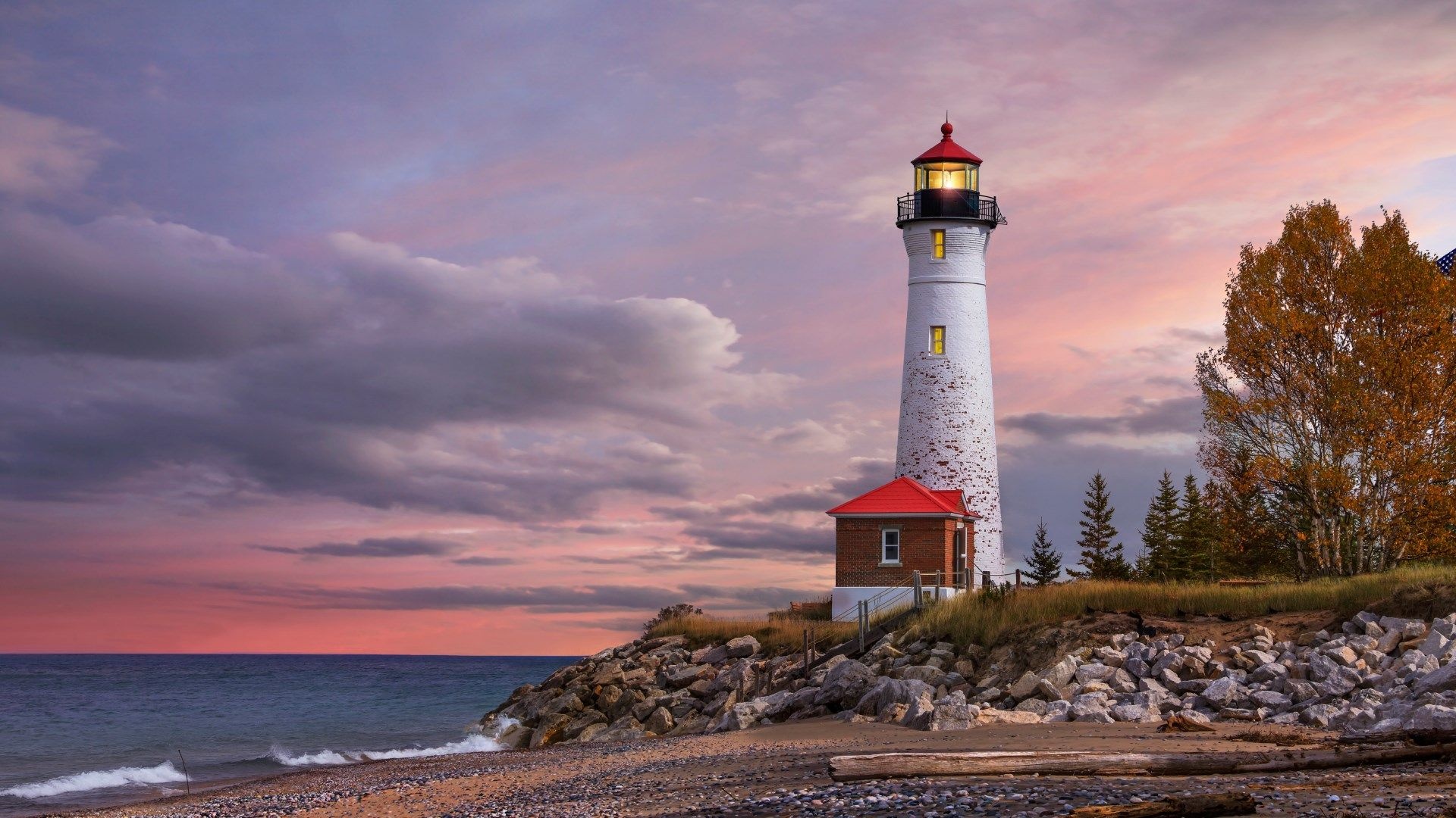 Crisp Point, Lighthouses Wallpaper, 1920x1080 Full HD Desktop