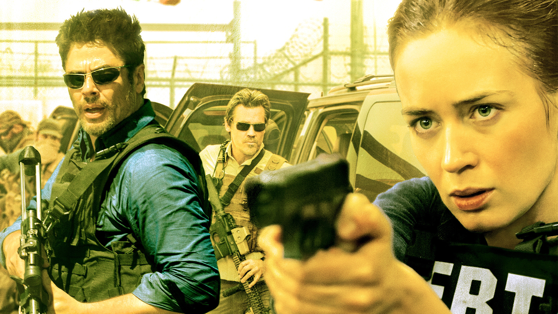 Sicario, Gritty crime drama, FBI agent, Borderland warfare, 1920x1080 Full HD Desktop