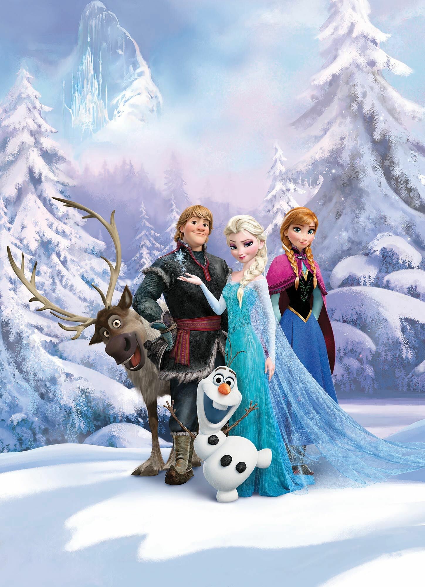 Frozen animation, Frozen winter land paper wallpaper, Nostalgic and enchanting, 1450x2000 HD Phone