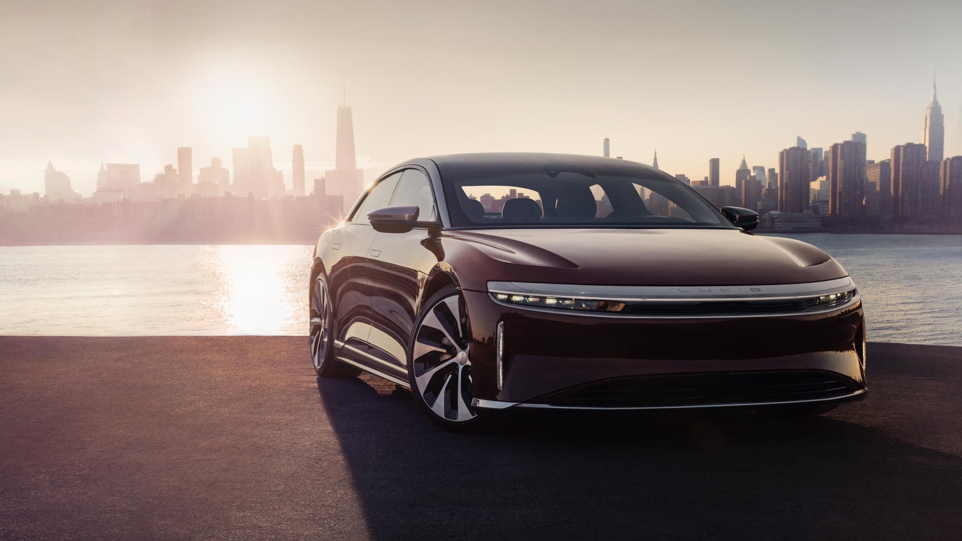 In City, Lucid Motors Wallpaper, 1920x1080 Full HD Desktop