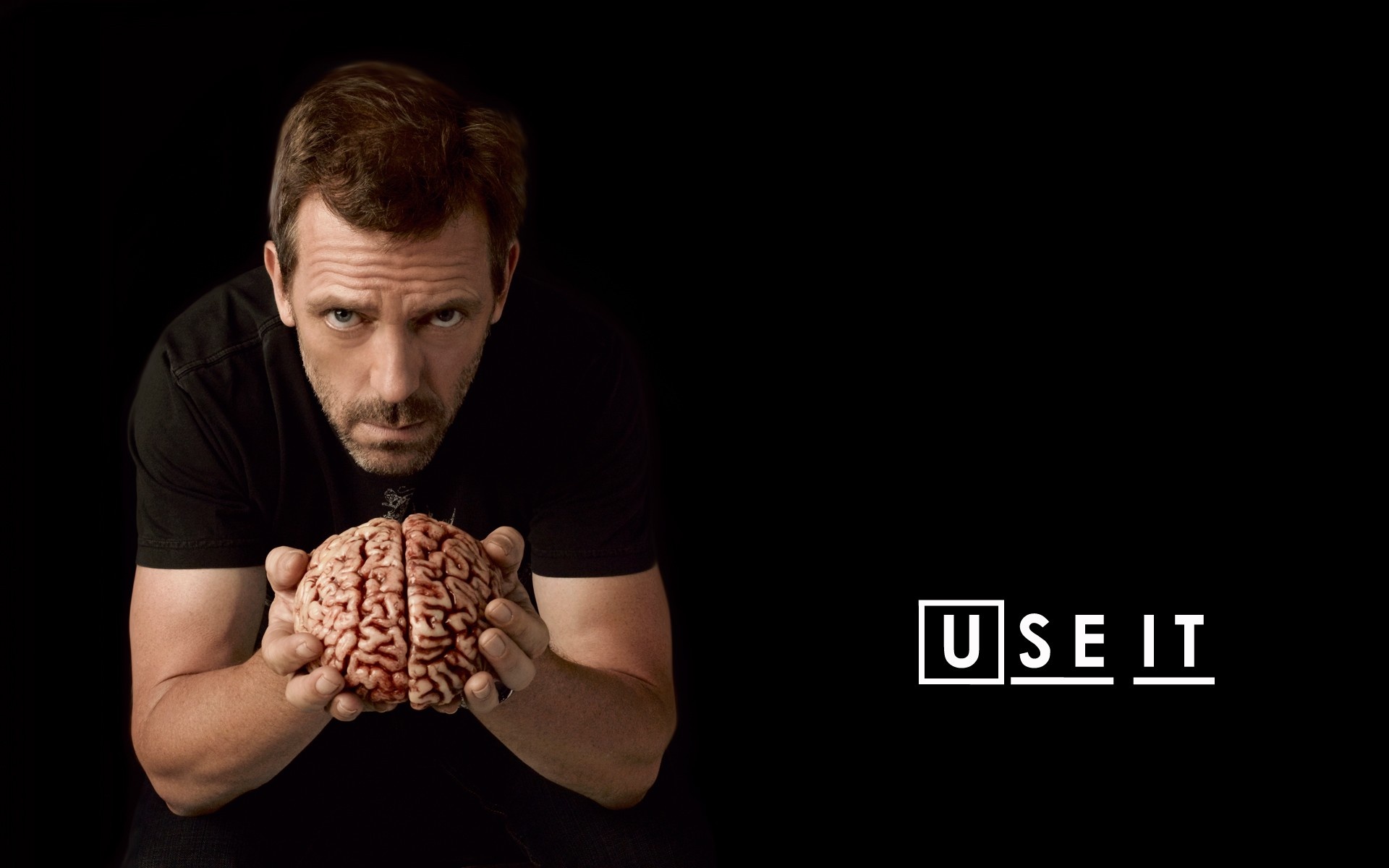 Dark Brain, Hugh Laurie, Gregory House, House MD, 1920x1200 HD Desktop