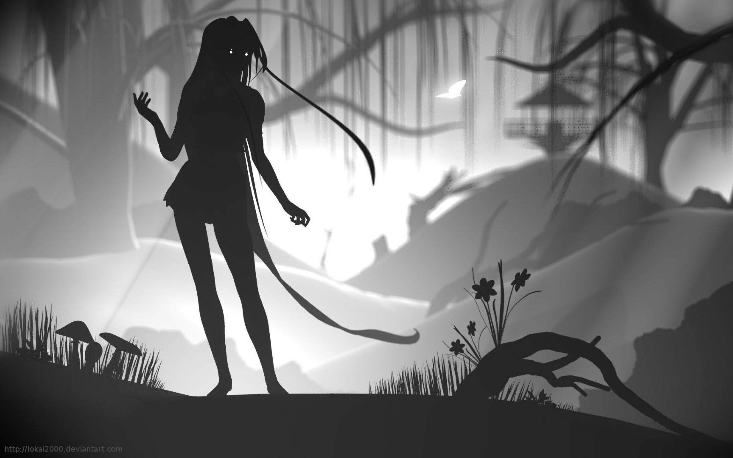 Limbo game, Atmospheric adventure, Limbo wallpaper, Dark monochrome, 2560x1600 HD Desktop