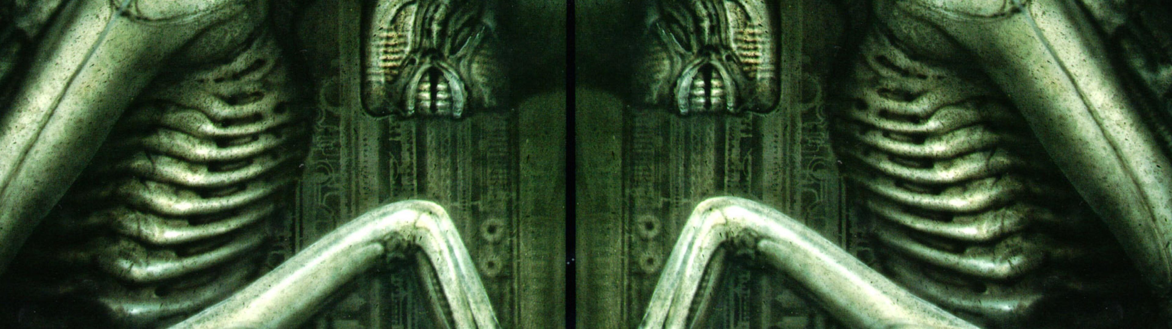 The Last One, H.R. Giger Wallpaper, 3840x1080 Dual Screen Desktop