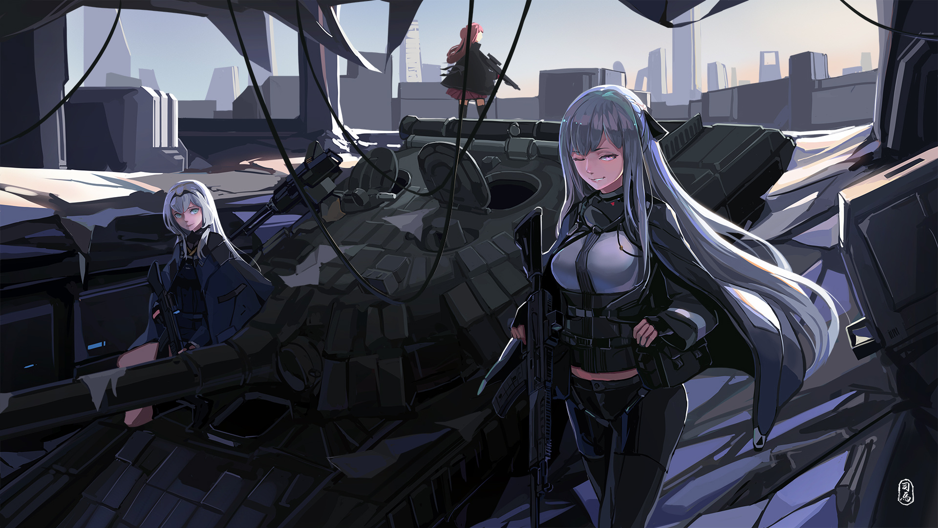 Girls' Frontline, AR-15, Frontline wallpaper, Anime image board, 1920x1080 Full HD Desktop