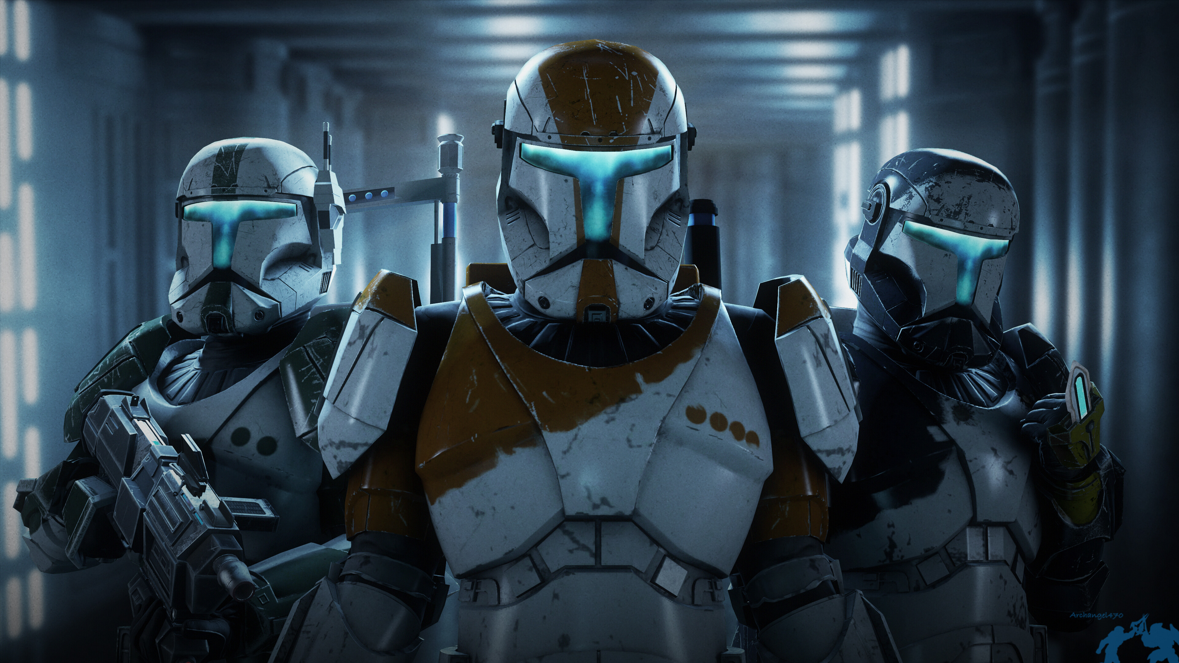 Clone commandos, Star Wars Wallpaper, 3840x2160 4K Desktop