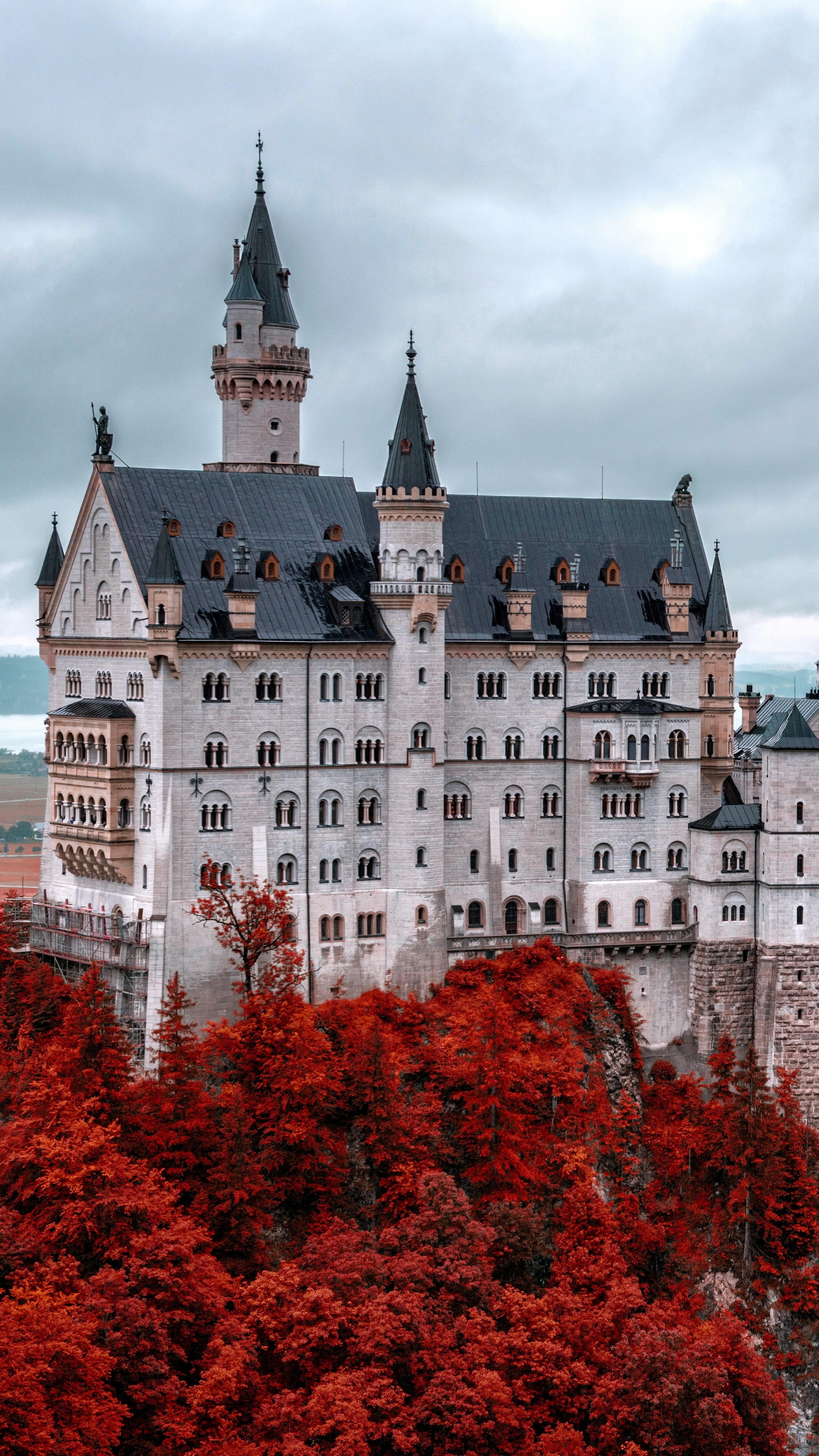 Neuschwanstein, Castles Wallpaper, 2160x3840 4K Phone