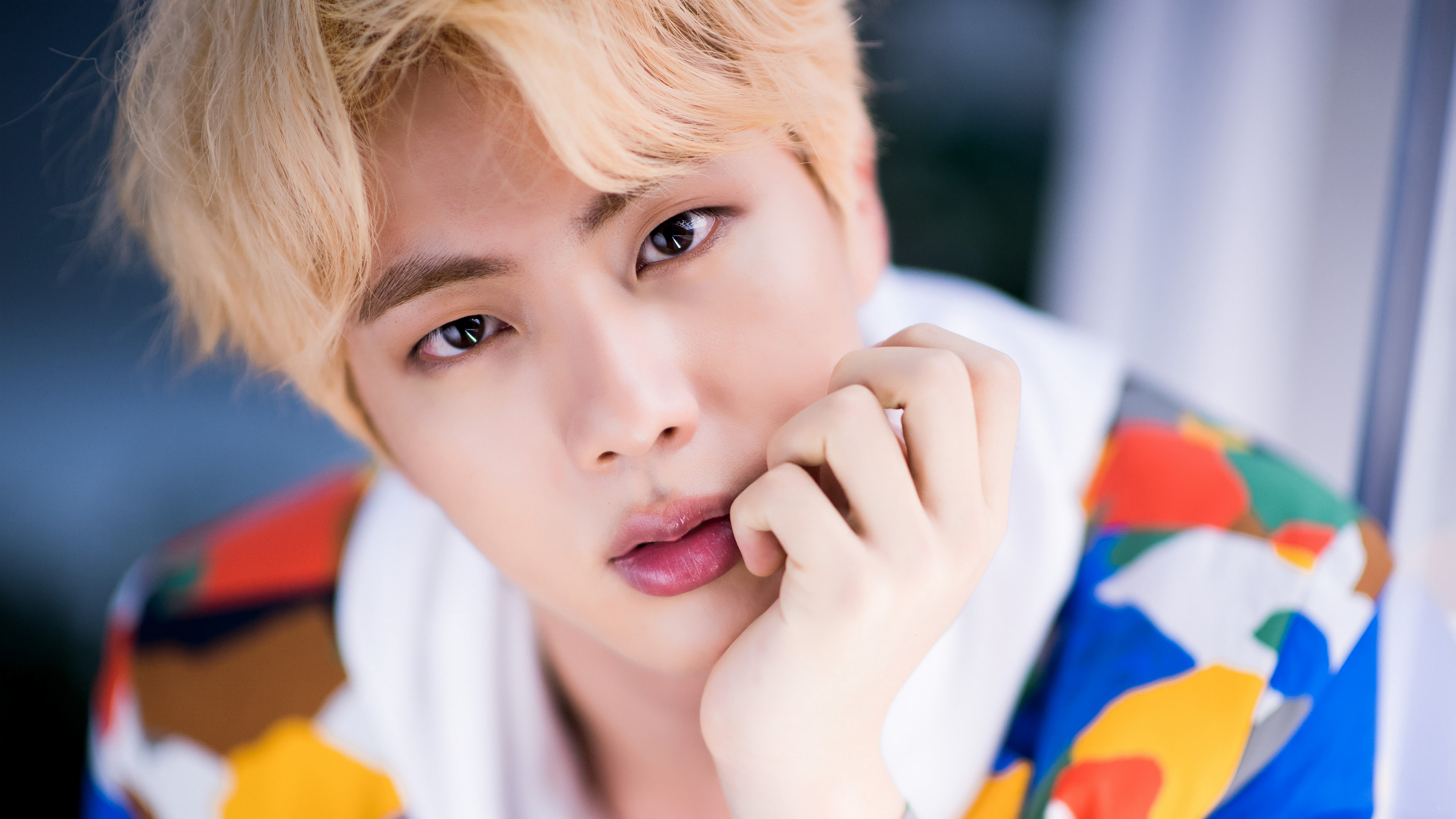 Idol, Jin (BTS) Wallpaper, 3840x2160 4K Desktop