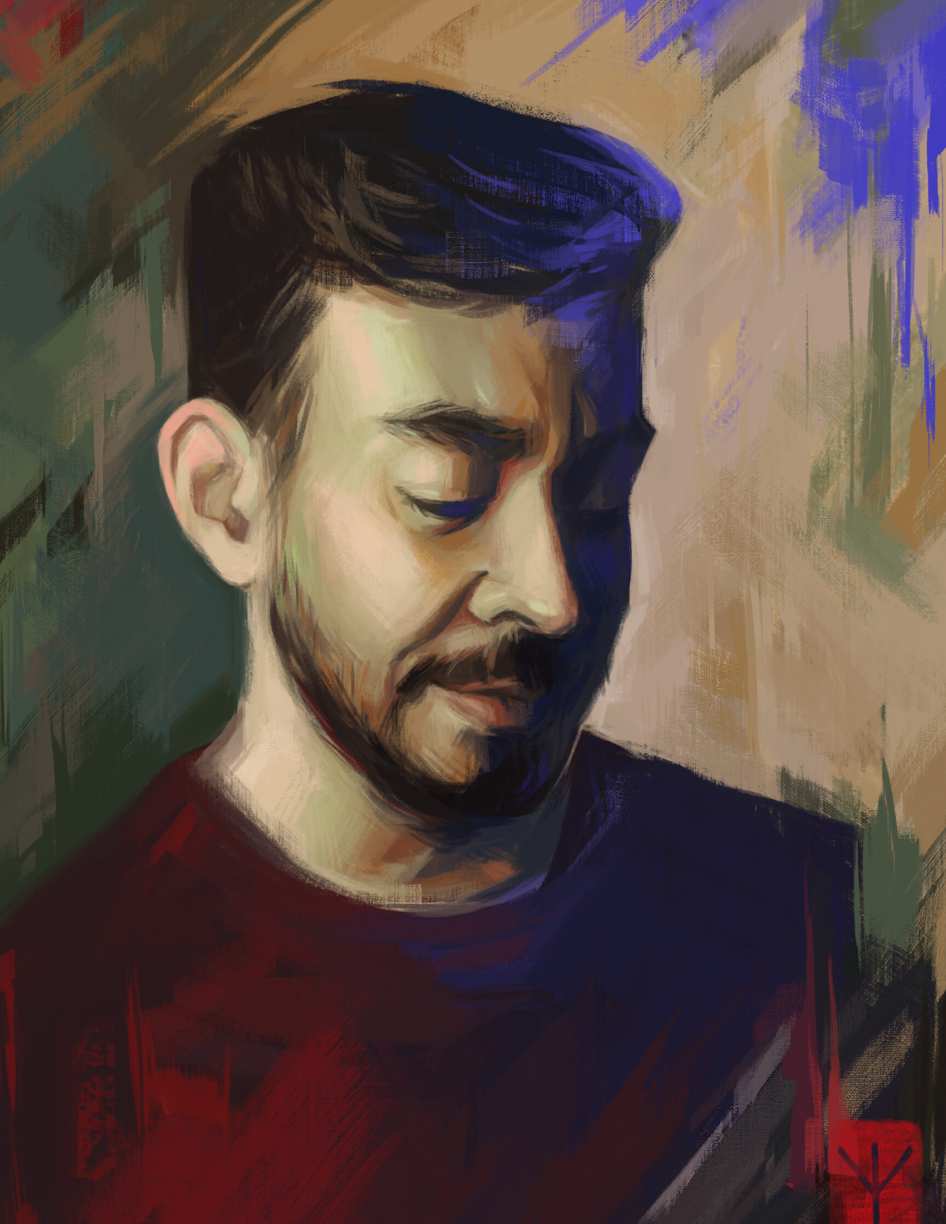 Mike Shinoda, Artstation, 1920x2490 HD Phone