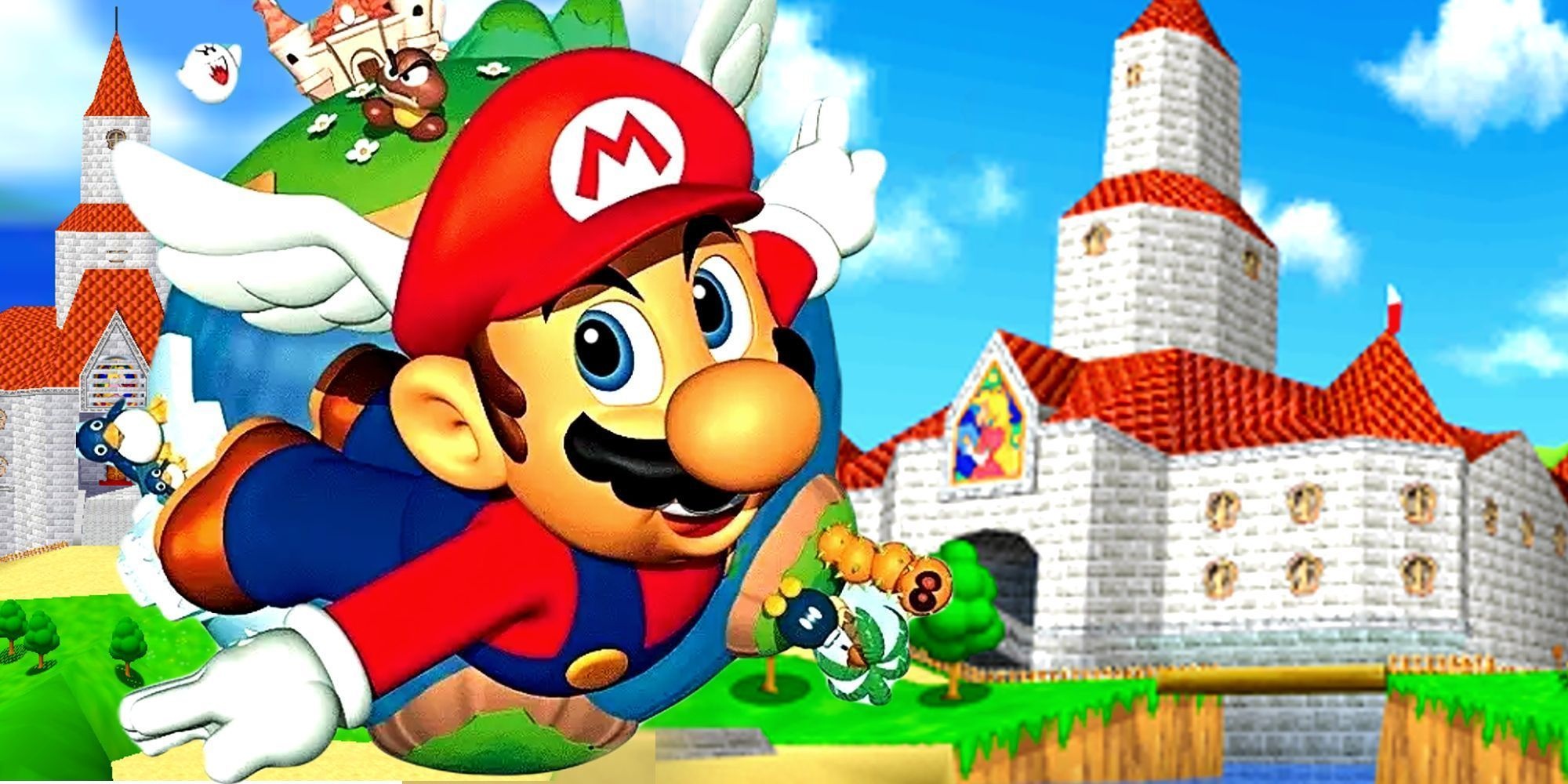 Super Mario 64 2000x1000