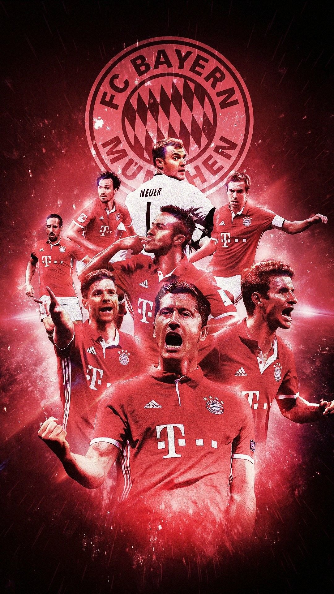 Bayern Munchen FC, Classic wallpapers, Legendary moments, Football heritage, 1080x1920 Full HD Phone