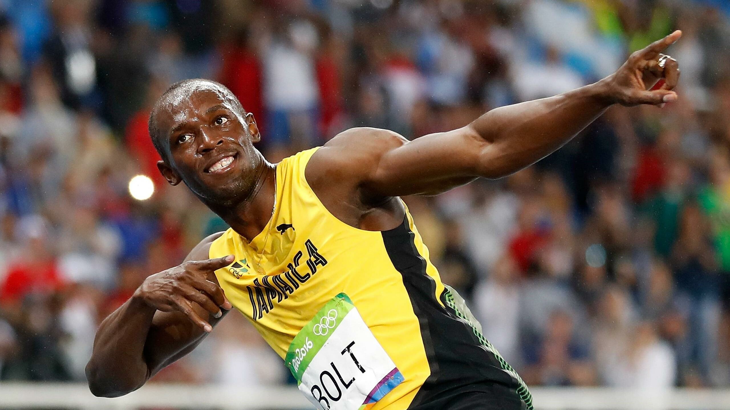 Usain Bolt, First time father, Daughter, Eurosport, 2560x1440 HD Desktop