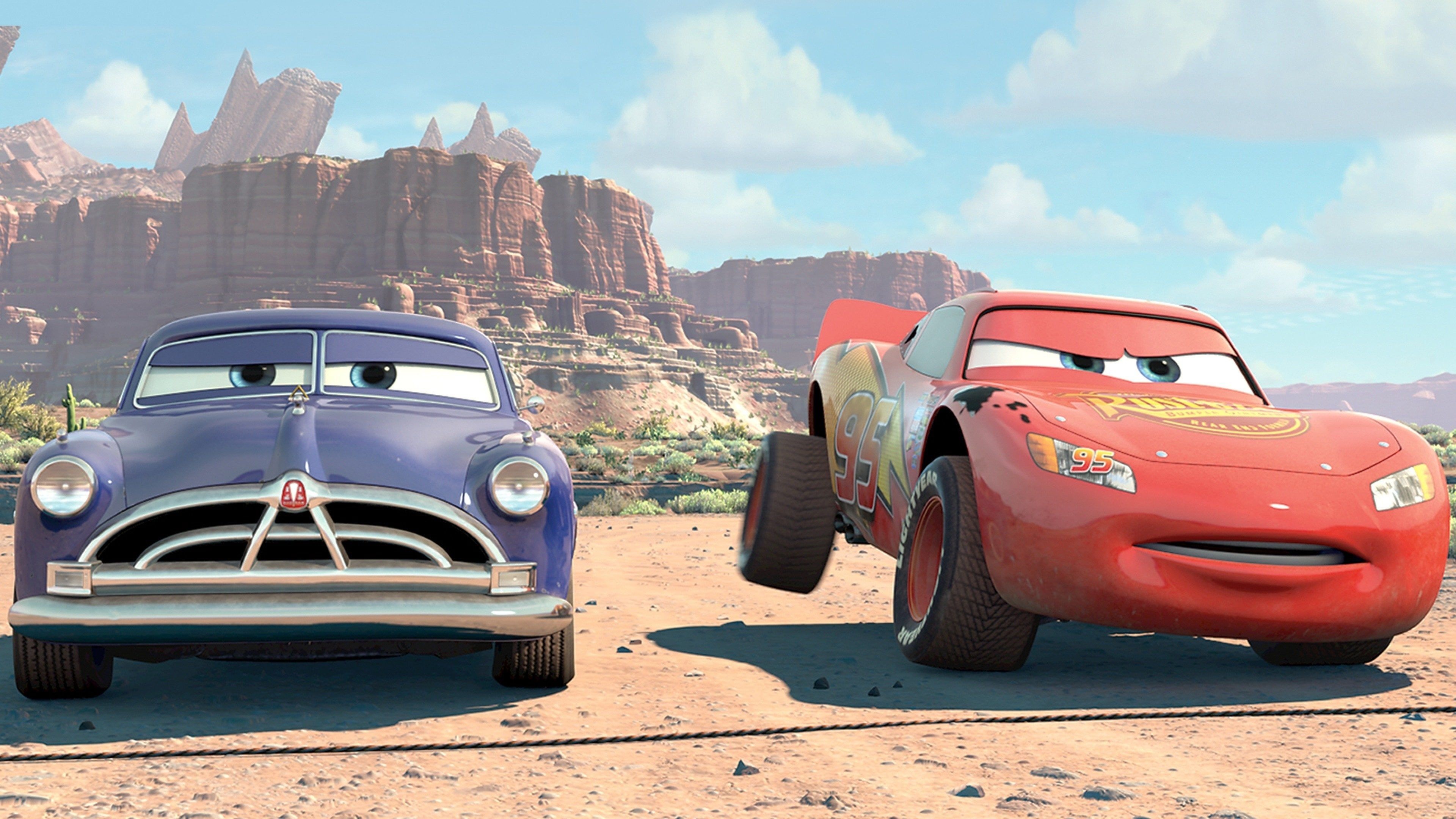 Doc Hudson, McQueen (Cars) Wallpaper, 3840x2160 4K Desktop