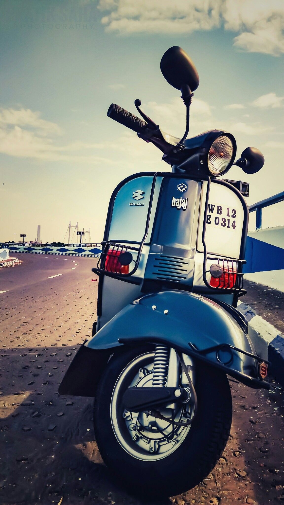 Custom Vespa bike photoshoot, Bajaj Chetak, Auto expert, Scooter, 1160x2050 HD Phone