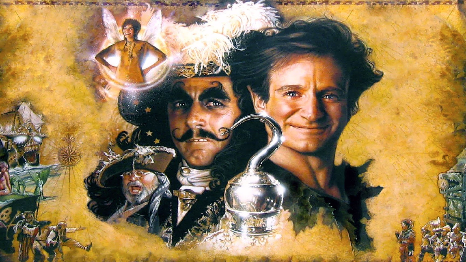 Robin Williams, In defense of Hook, Flicks and Pieces analysis, Timeless charm, 1920x1080 Full HD Desktop