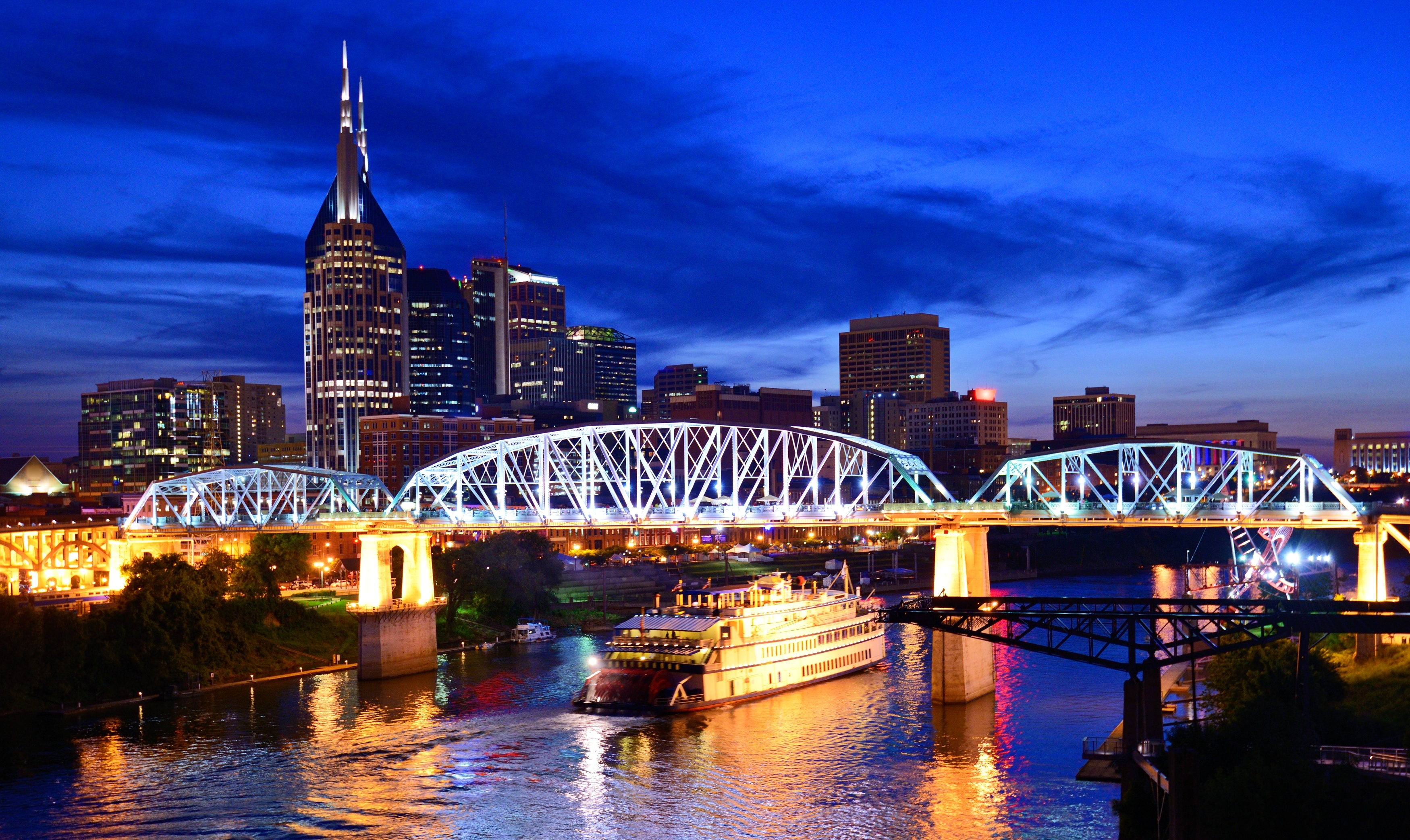 Nashville, Tennessee, Travels, tv shows nashville, 3500x2090 HD Desktop