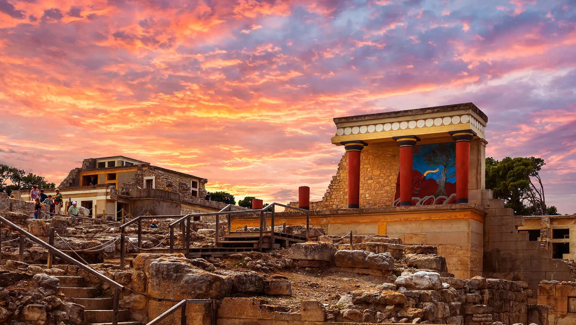 Knossos travels, Greek islands, Minoan civilization, Lost language, 1920x1090 HD Desktop