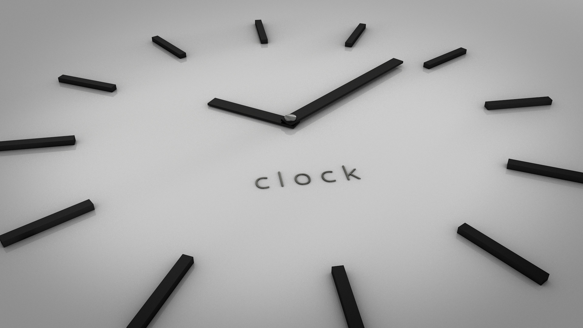 Minimalistic clock wallpaper, Italankin, 1920x1080 Full HD Desktop