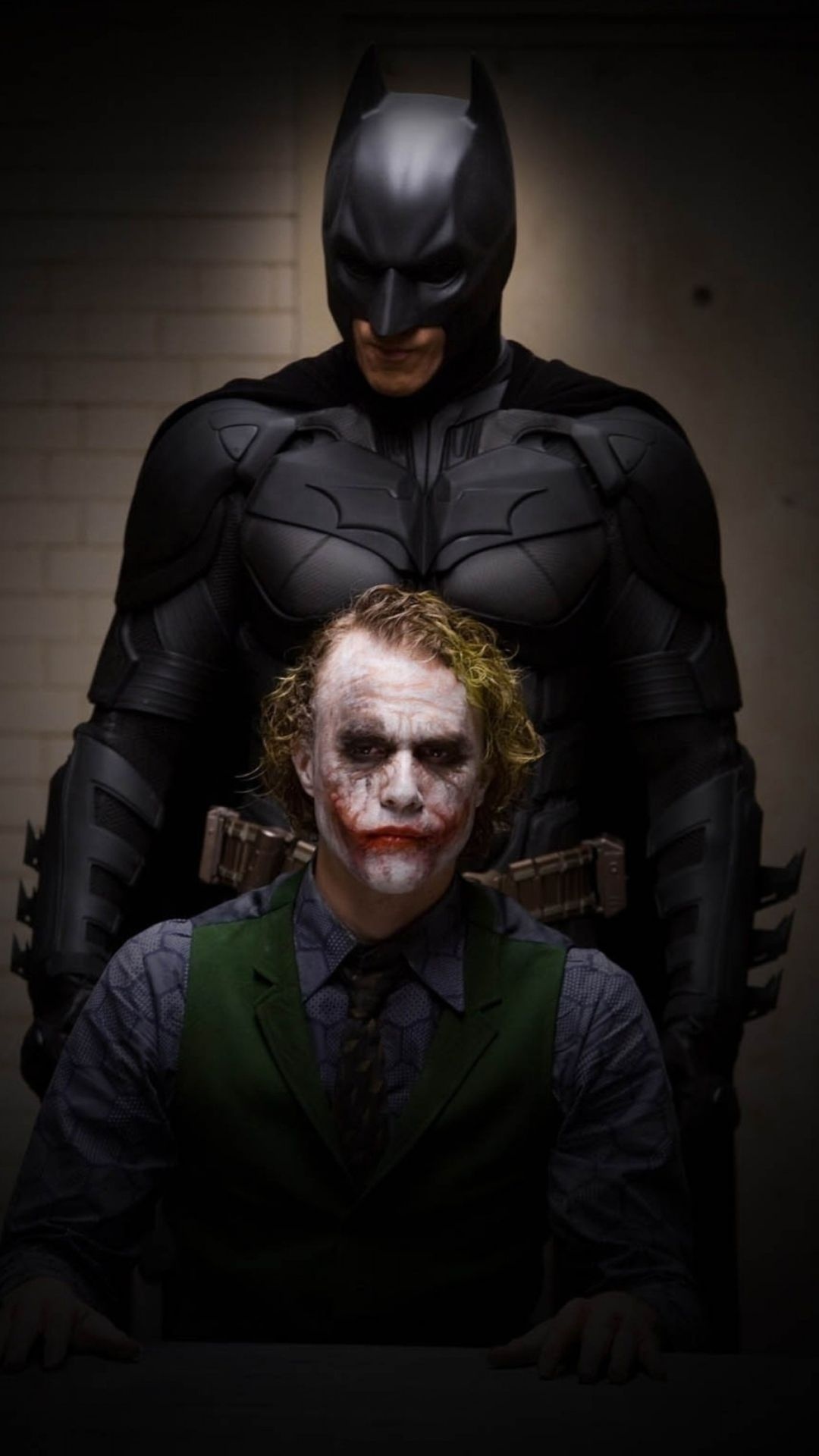 Batman, Heath Ledger (Joker) Wallpaper, 1080x1920 Full HD Phone