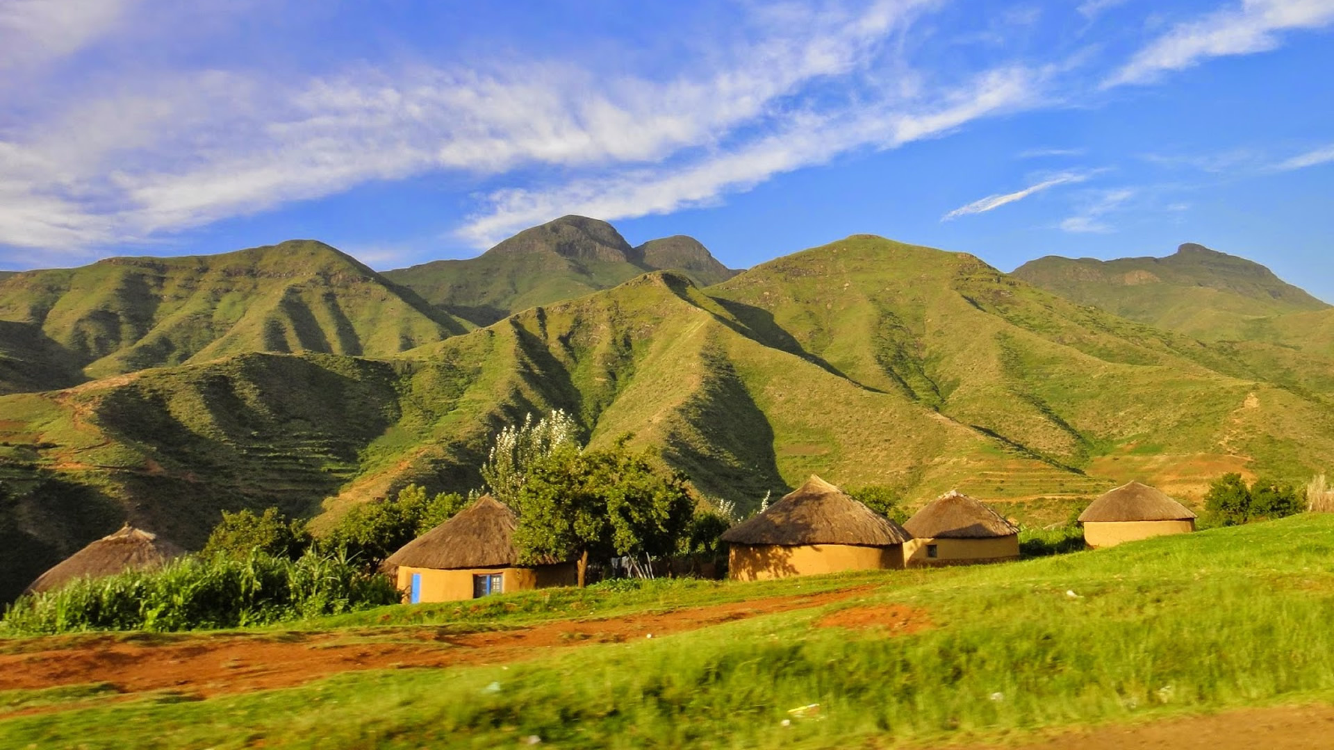 Lesotho travels, Kingdom of Lesotho, Italy, 1920x1080 Full HD Desktop